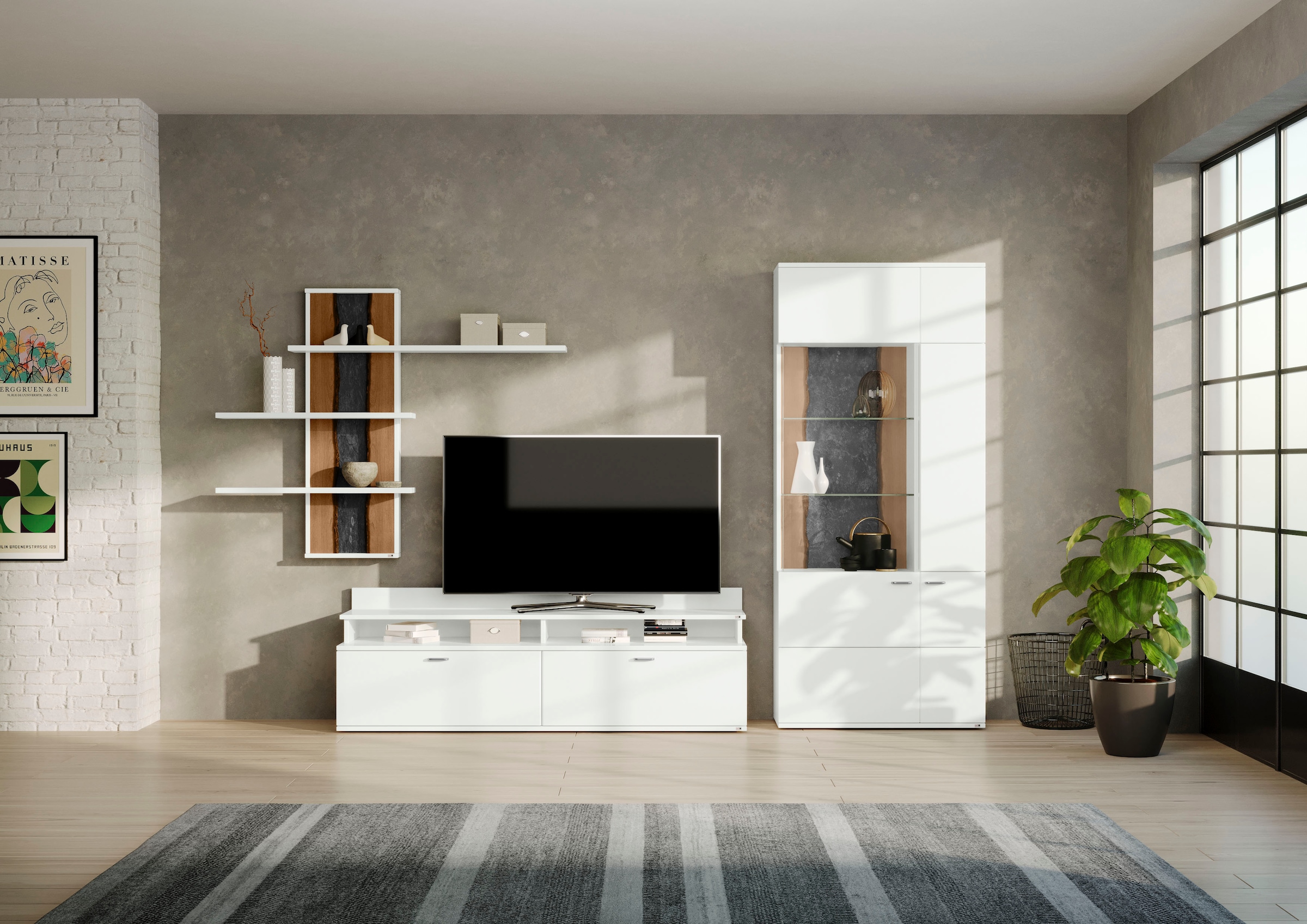 set one by Musterring Wohnwand »TACOMA« Set, 4 Stk. tlg. günstig online kaufen