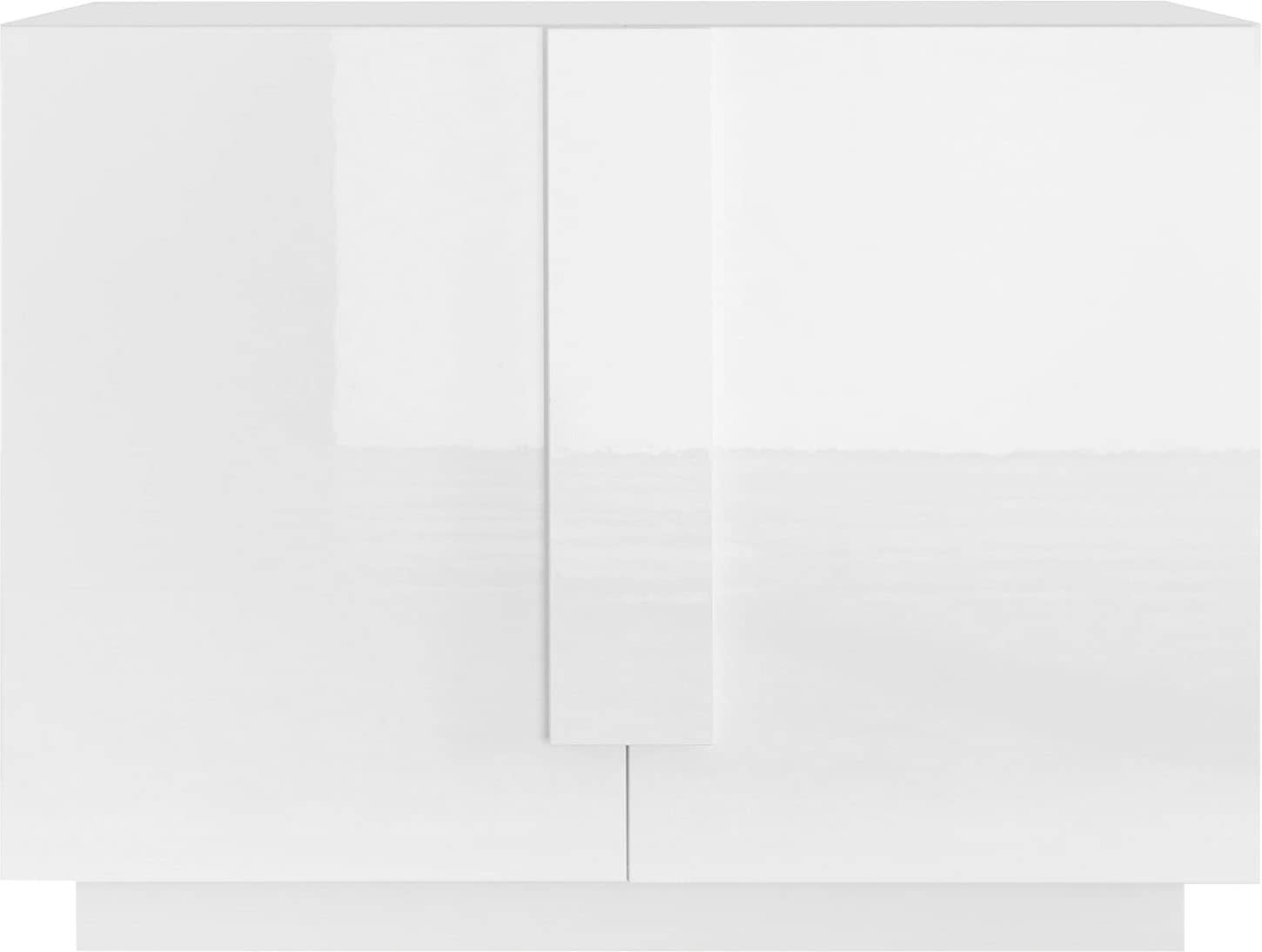 Sideboard „Jupiter Sideboard“, Breite 121 cm mit 2 Türen, Weiß Hochglanz Lack B/H/T: 121 cm x 90 cm x 44 cm