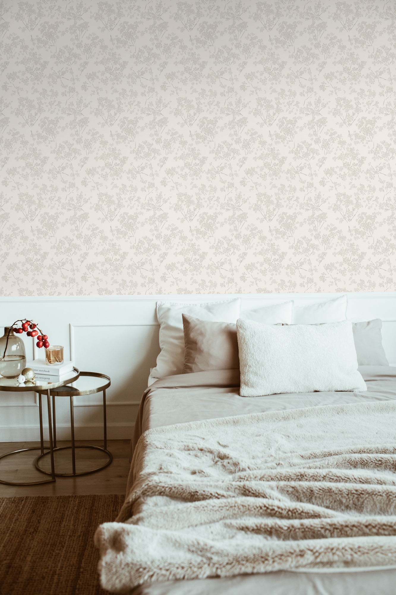 A.S. Création Vliestapete »Casual Living Blümchen-Tapete Mustertapete Floral Blumen«, matt, Vliestapete Blumentapete für Schlafzimmer Küche Wohnzimmer Blümchen