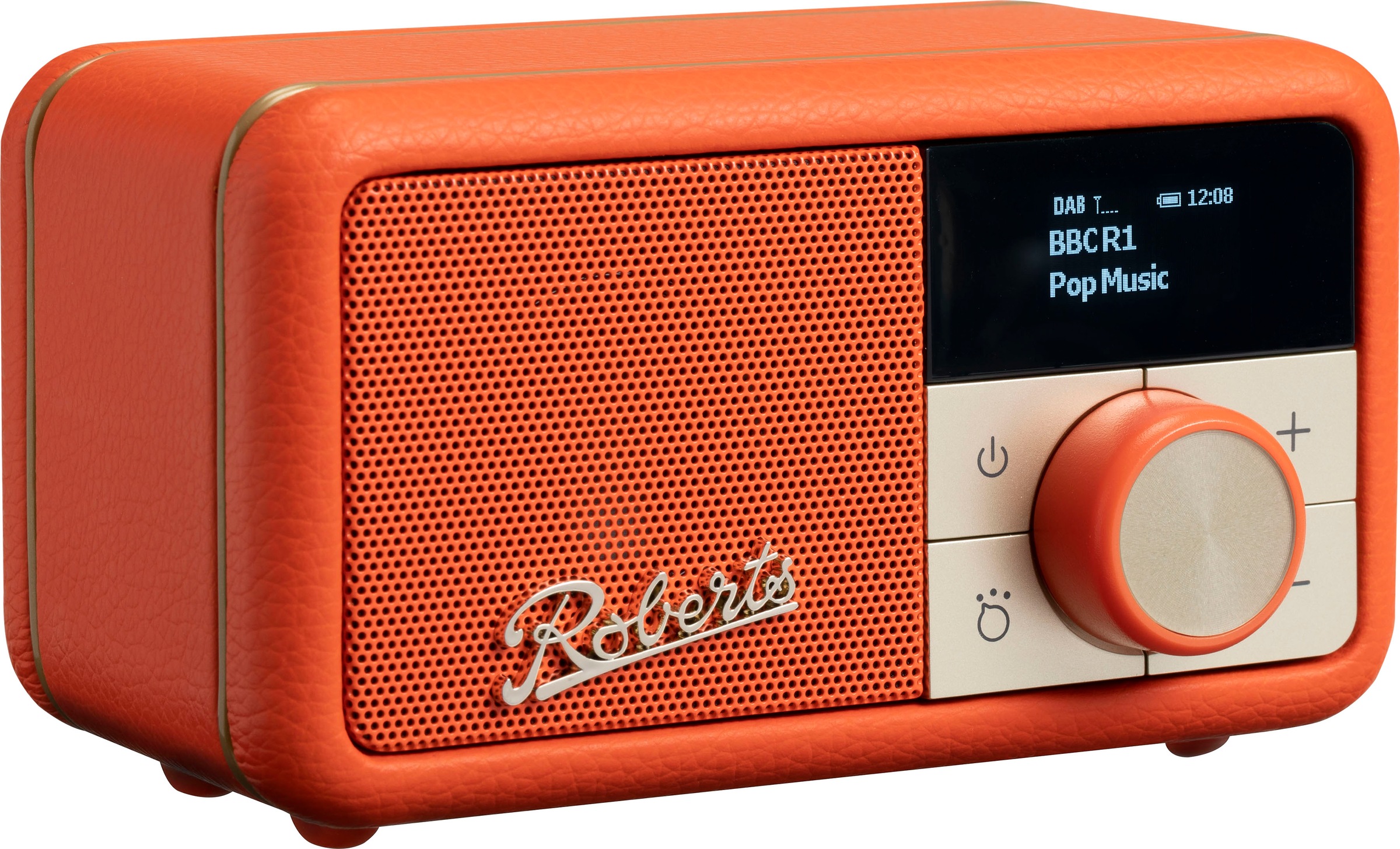 ROBERTS RADIO Radio »Revival Petite« (Bluetooth Digitalradio (DAB+) FM-Tuner ) pop orange Interne und externe Antenne für optimalen Empfang