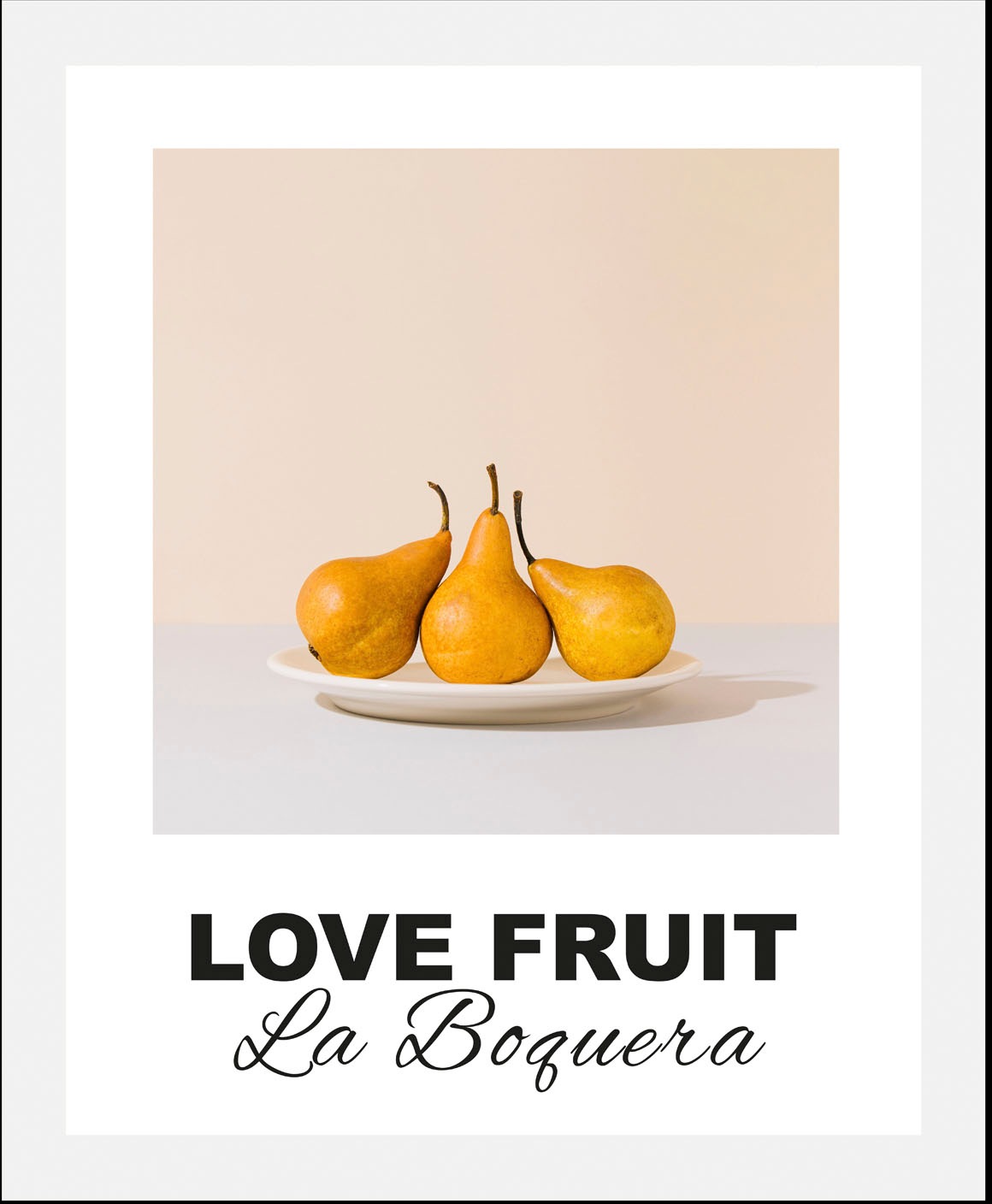 queence Bild »Love Fruit«, Obst-Obst Bilder-Schriftzug-Kunst-Art, (1 St.), günstig online kaufen