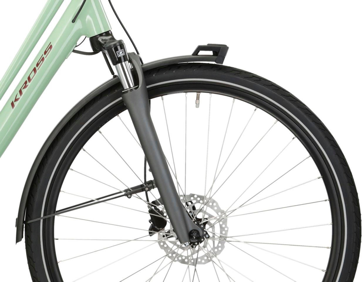 Kross E-Bike »E-Citybike Sentio Hybrid 4.0 28 Zoll grün«, 7 Gang, Shimano, NEXUS, Mittelmotor 250 W