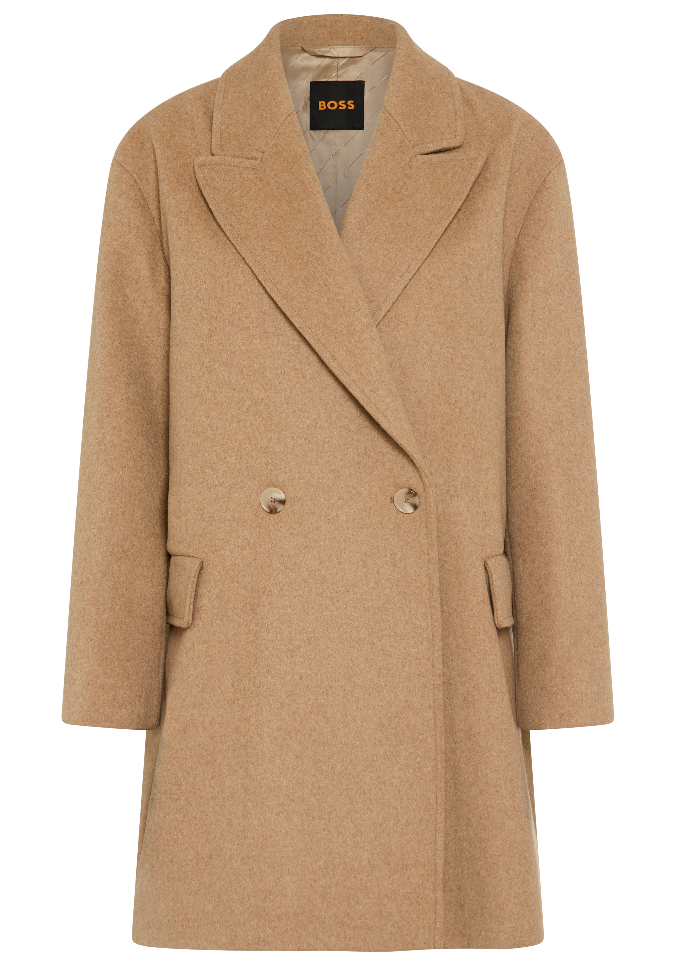 BOSS ORANGE Kurzmantel »Calesarina Premium Damenmode« Blazermantel aus Woll-Mix
