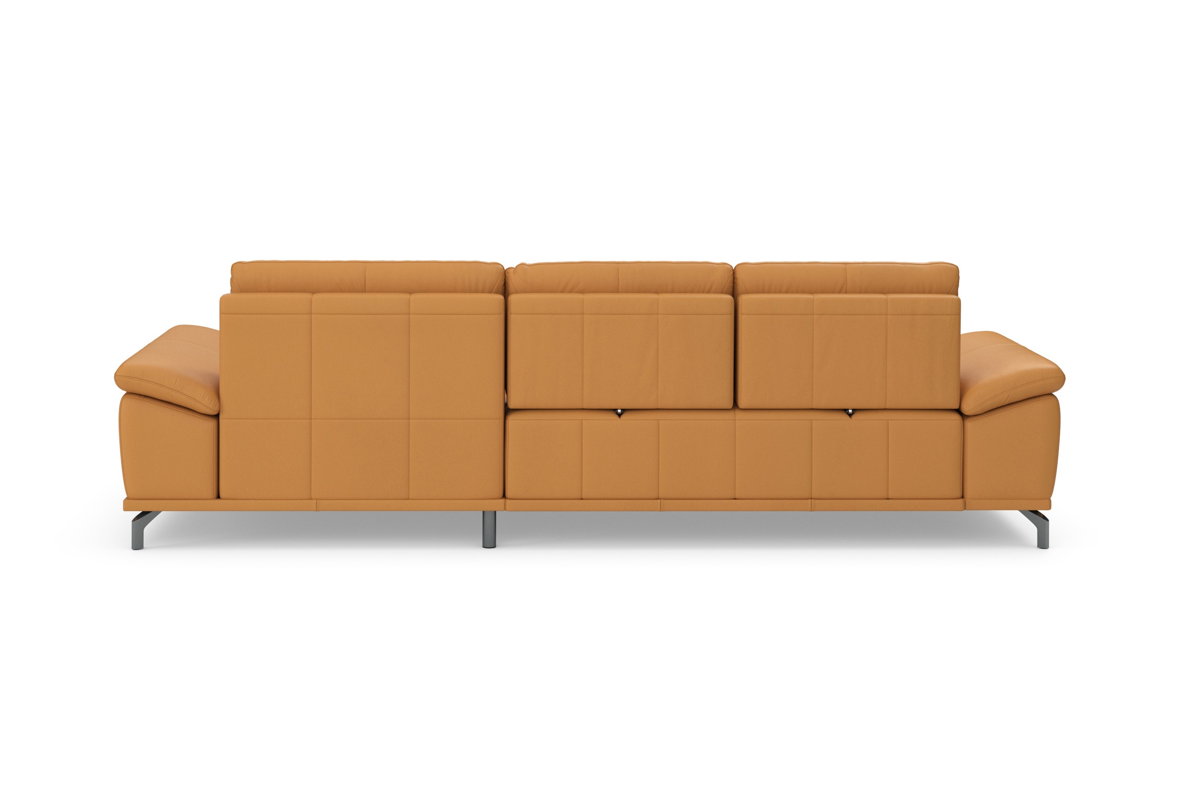 Places of Style Ecksofa Costello, mit Sitztiefenverstellung und Armlehnfunktion, incl. 3 Nierenkissen