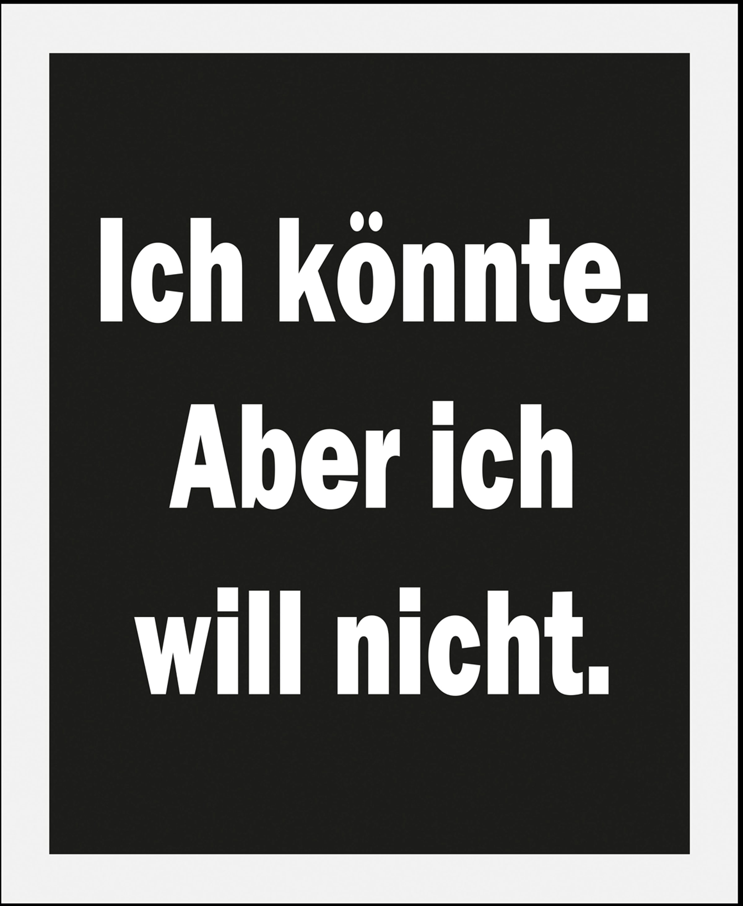queence Bild »Ich Könnte« Humor   Schriftzüge   Sprüche & Texte 1 Stk. tlg. günstig online kaufen