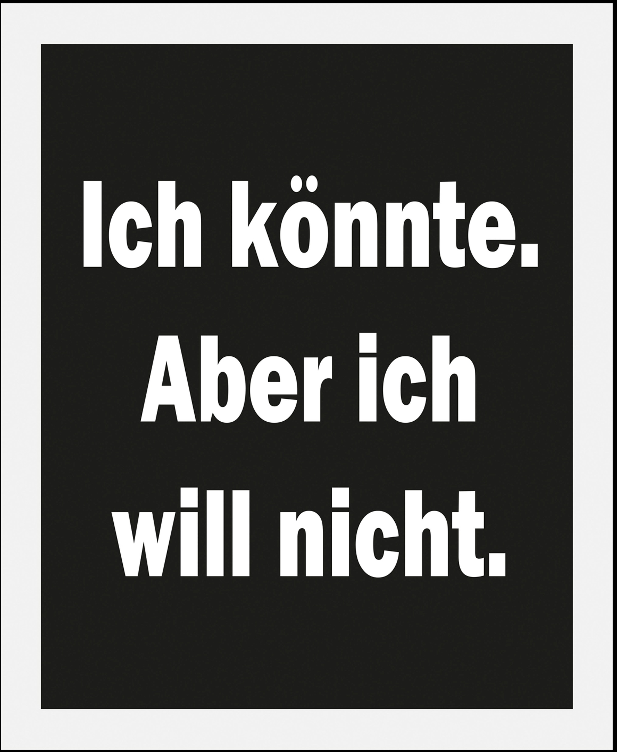 queence Bild »Ich Könnte«, Schriftzüge-Sprüche & Texte-Humor, (1 St.), HD P günstig online kaufen