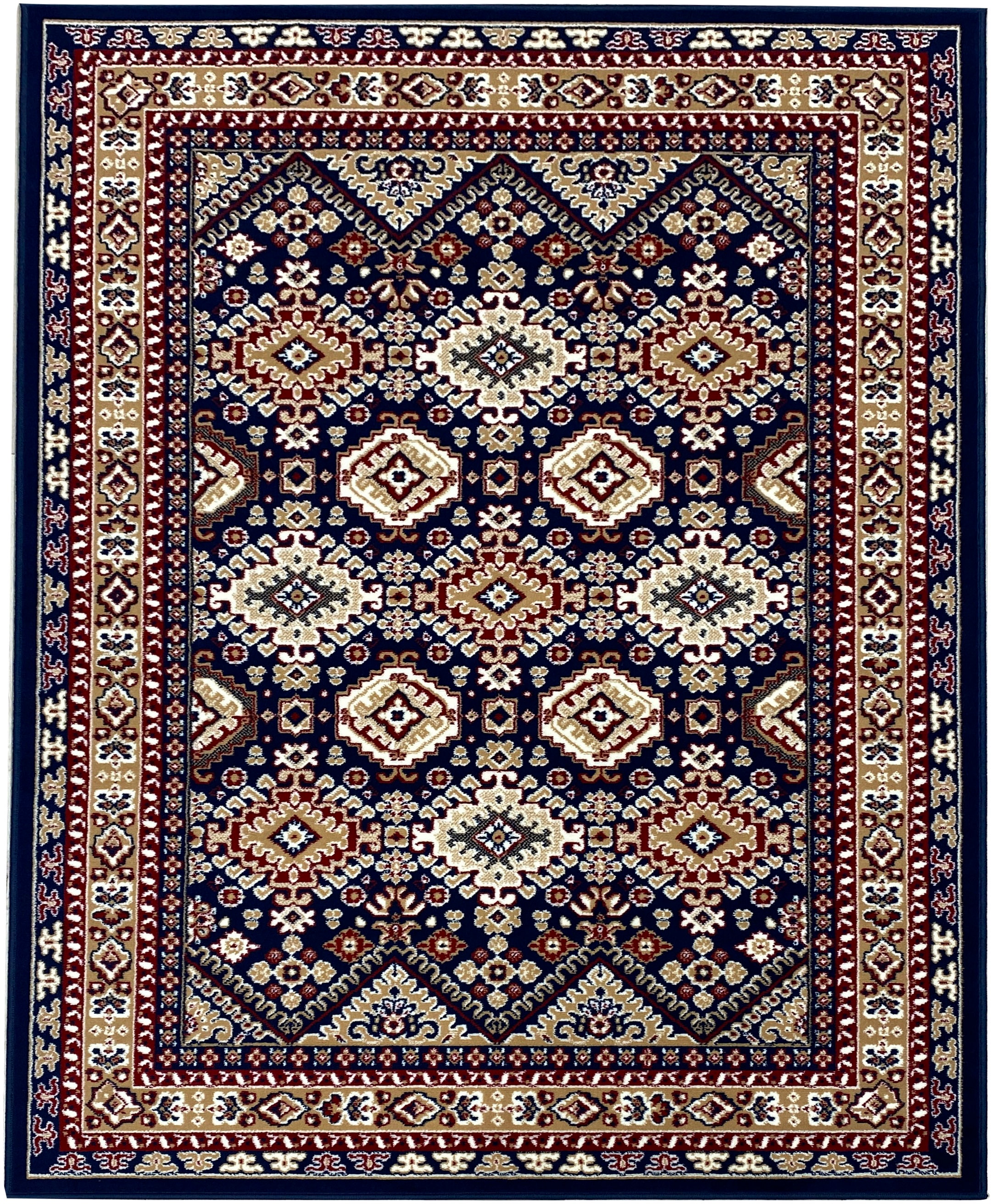 my home Teppich »Diantha«, rechteckig, Orient-Optik, mit Bordüre, Kurzflor, pflegeleicht, elegant, weich