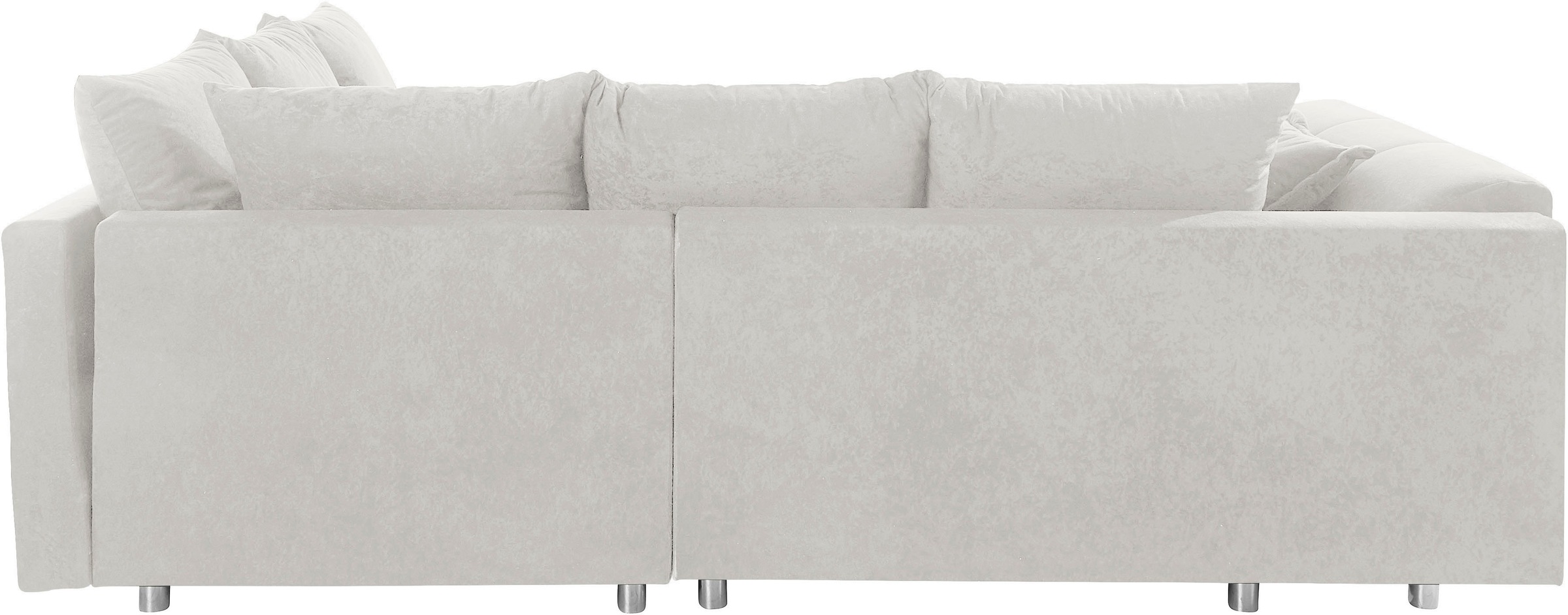 COLLECTION AB Ecksofa Joseli,  mit Zier- und Rückenkissen, komfortable Schanzen-Armlehne
