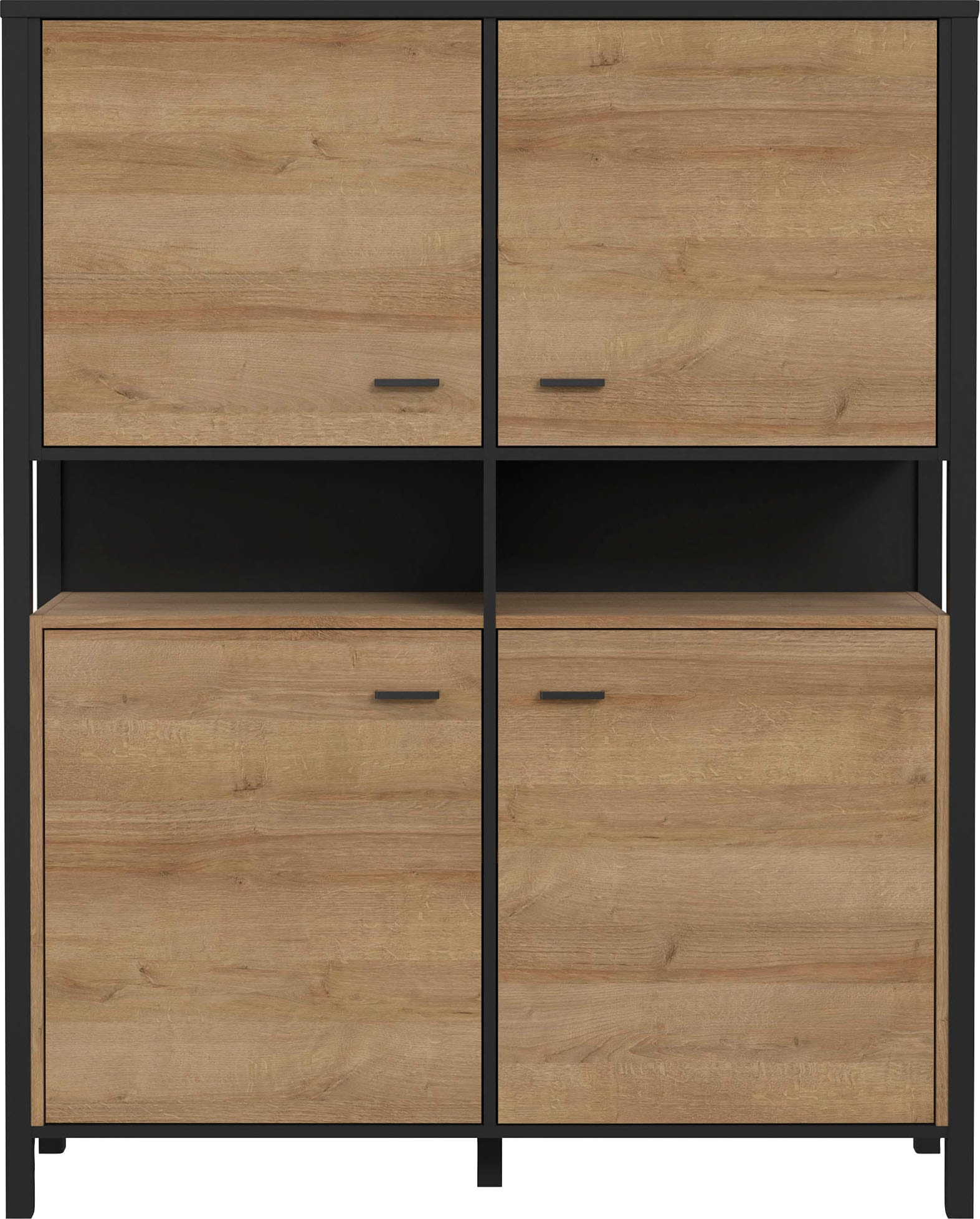 FORTE Highboard »High Rock«, Breite ca. 121 cm