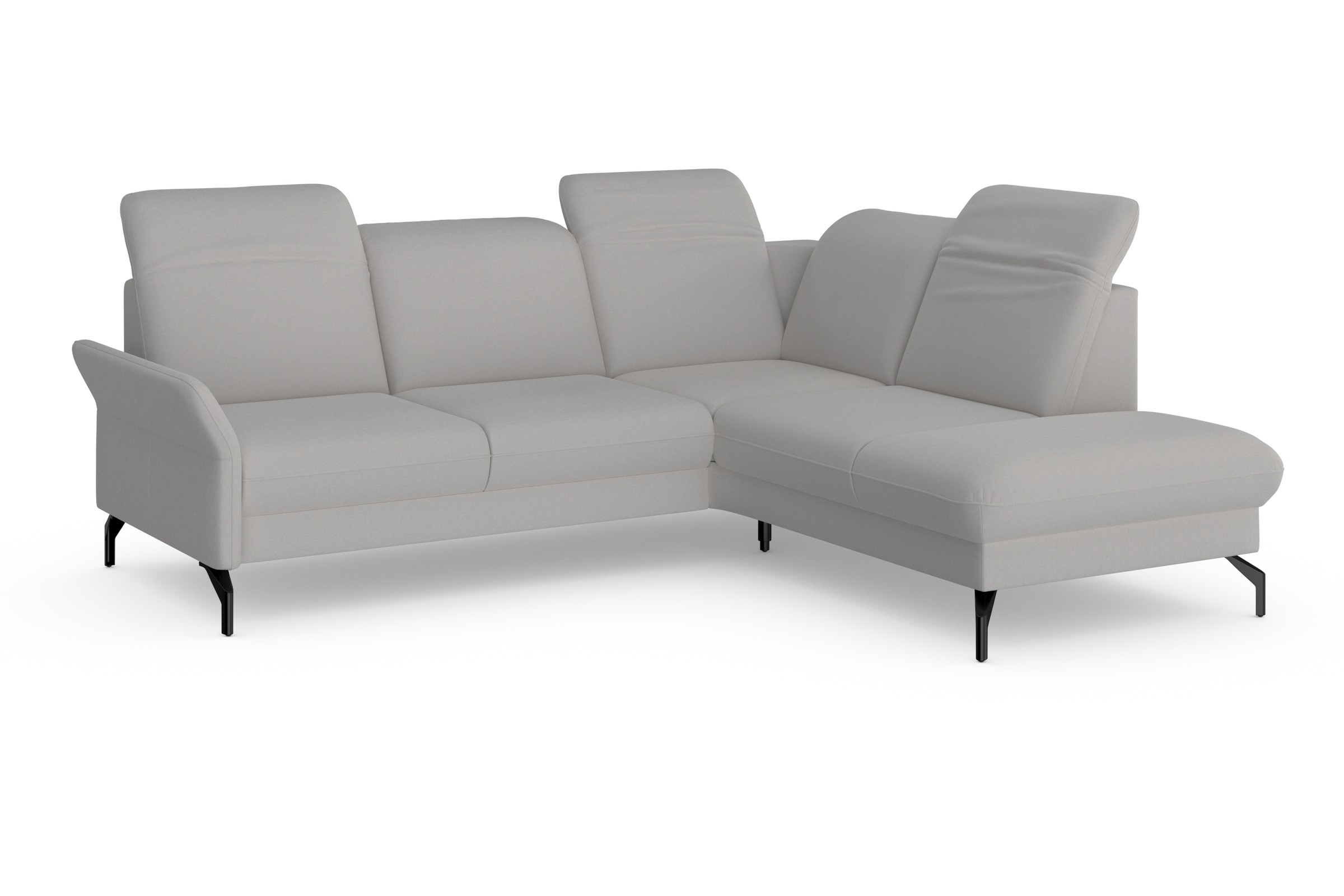sit&more Ecksofa »Fashion L-Form«, wahlweise mit Kopfteilverstellung und Vorziehsitz, motorisch
