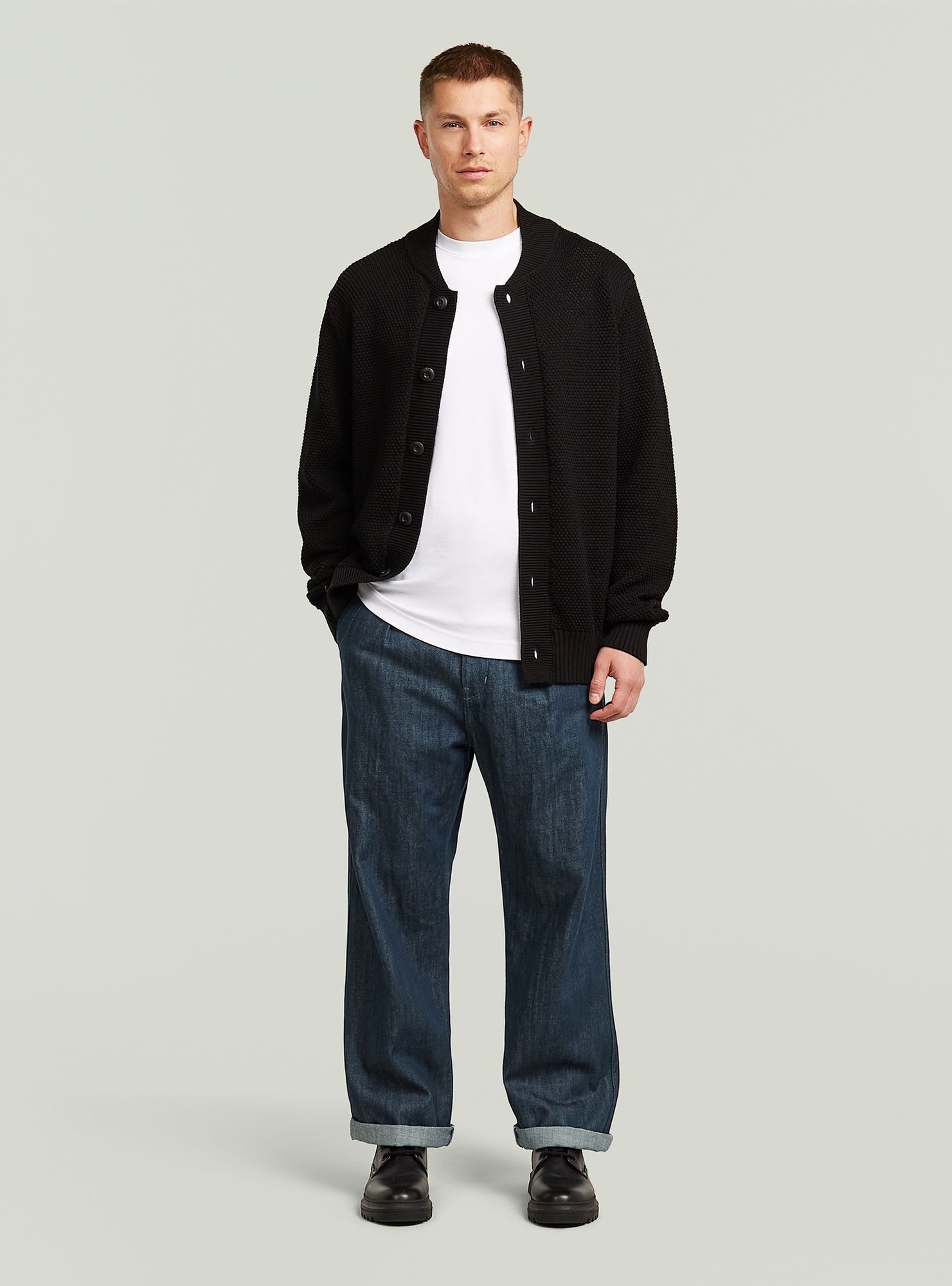 G-STAR Cardigan »Honey Comb Structure Cardigan Knit«