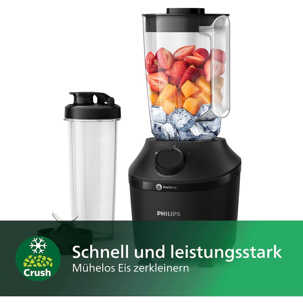 Philips Standmixer »Philips Series 3000 HR2041/41, 1.9 Liter«, 450 W, mit mobiler Trinkflasche