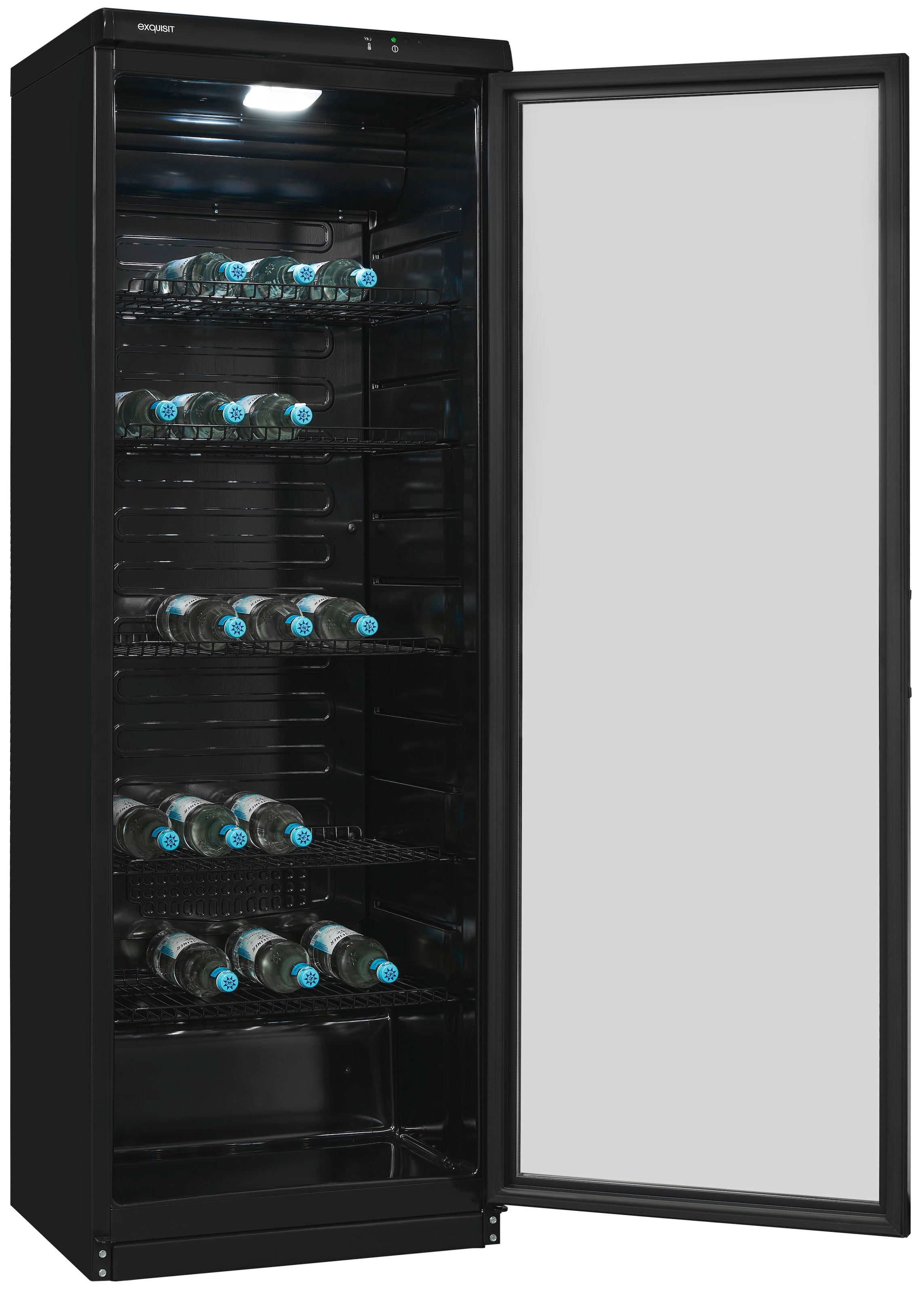 exquisit Getränkekühlschrank »GKS350-1-GT-280D schwarz«, 320 L Volumen, Get günstig online kaufen