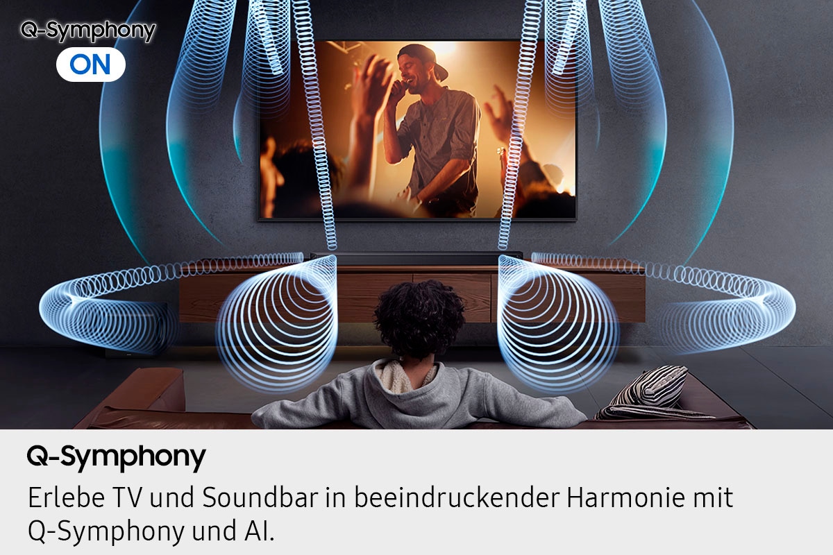 Samsung Soundbar »HW-Q935GF Q-Soundbar«, 9.1.4-Kanal Subwoofer & Rücklautsprecher, Kabellos Dolby Atmos, DTS:X