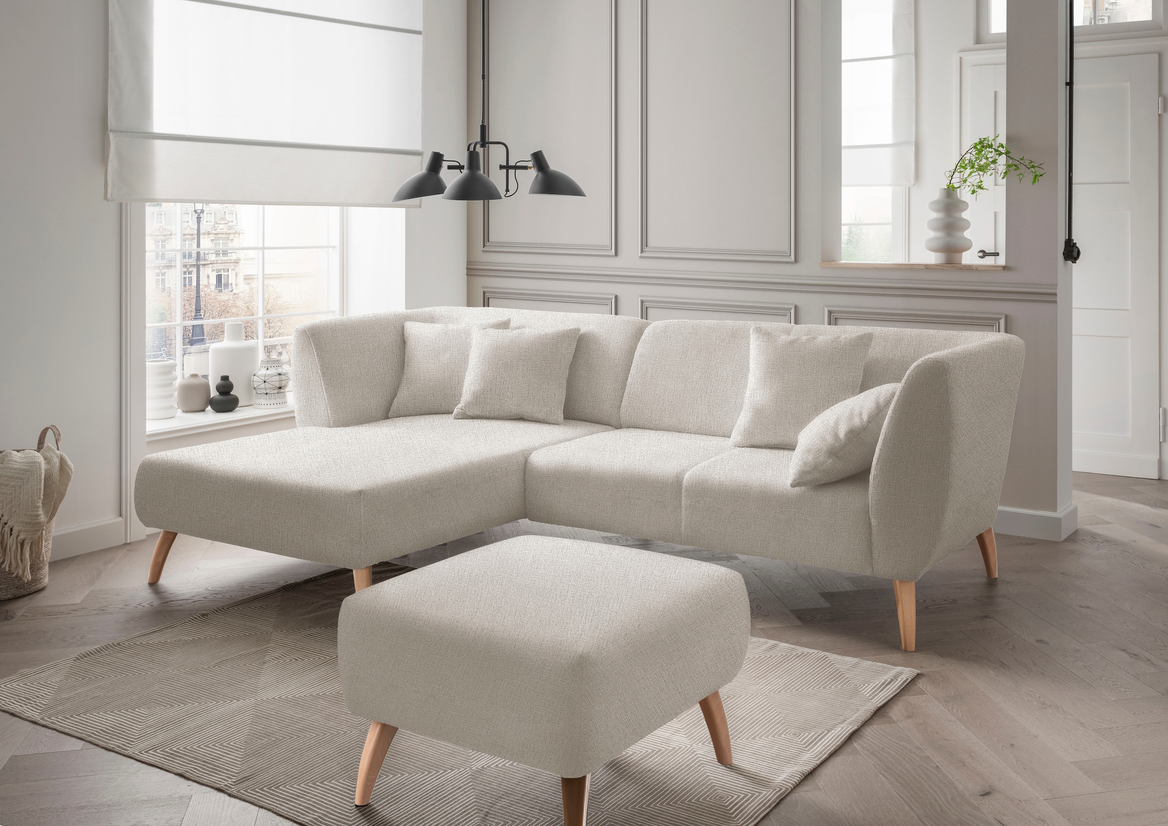 INOSIGN Ecksofa »Colori Polstermöbel mit zeitlos eleganter Rückenführung. L günstig online kaufen