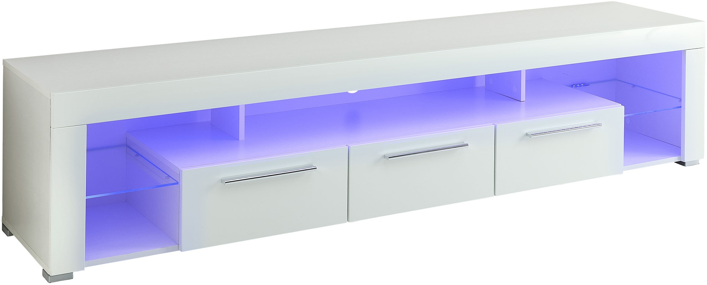 Stolkom TV-Schrank »Goal« 3 Schubkästen, 5 offenen Fächern, Stellmaß 200/44/44 cm