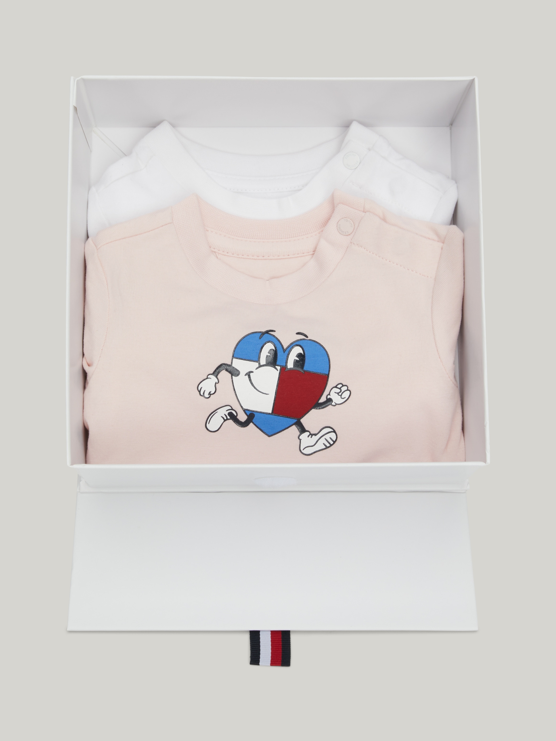 Tommy Hilfiger T-Shirt »BABY FLAG TEE 2 PACK GIFTBOX«, (Packung, 2 tlg., 2er-Pack), Baby bis 2 Jahre