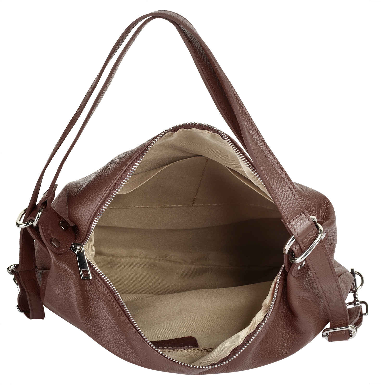 Samantha Look Shopper, echt Leder, Made in Italy