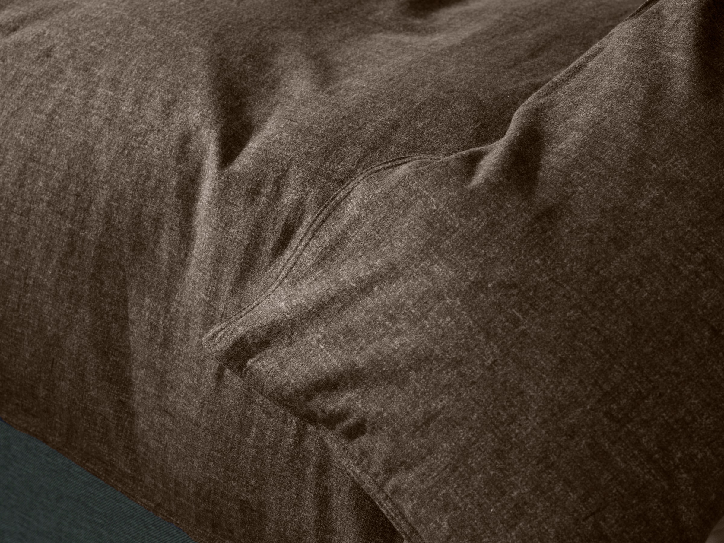 Heckett & Lane Bettwäsche »Franela« 2 Stk. Uni Design, hochwertiges Flanell, Bettwäsche ab 135x200 cm