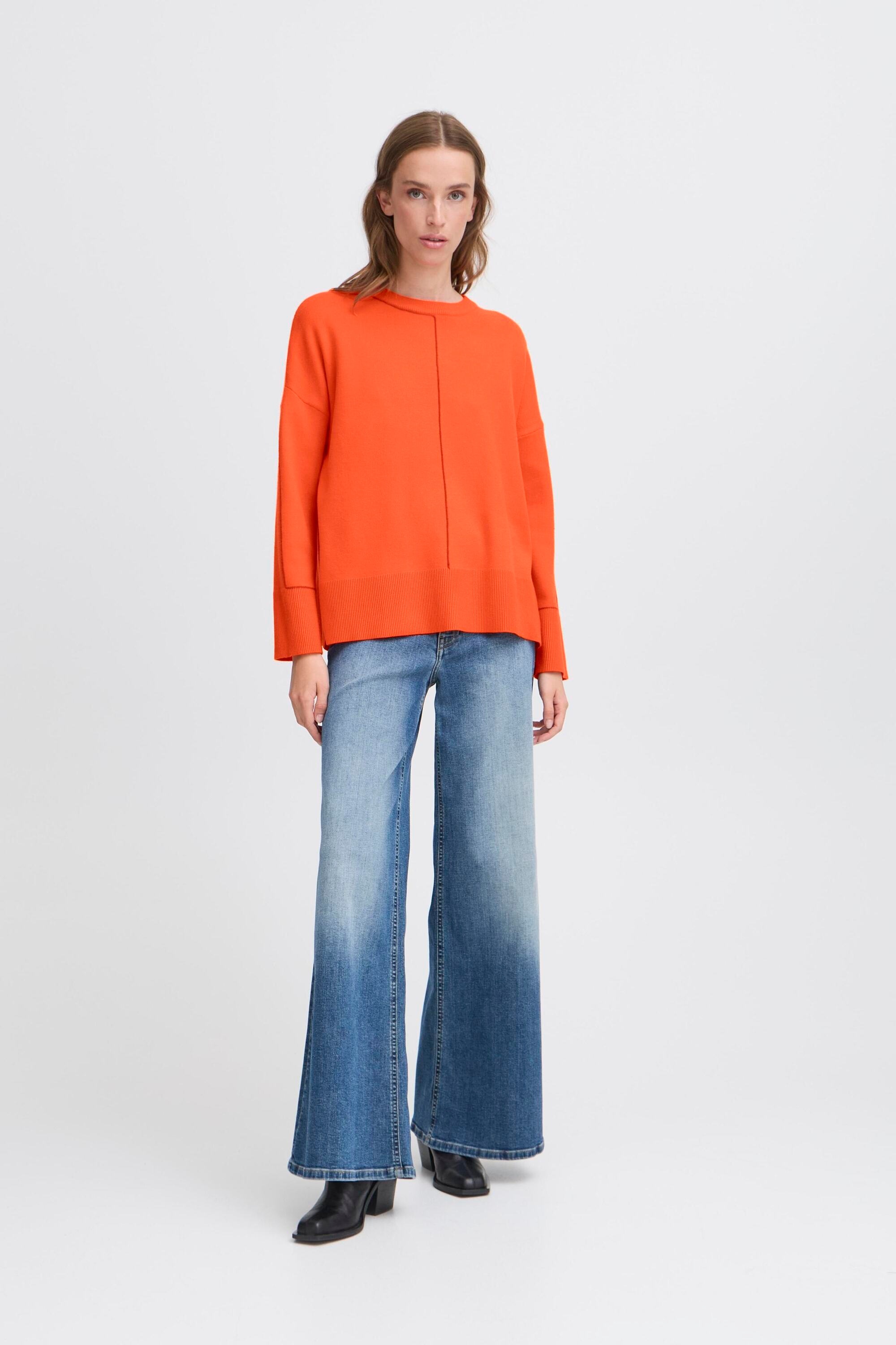 Ichi Strickpullover »Langarm IHBALLIA«