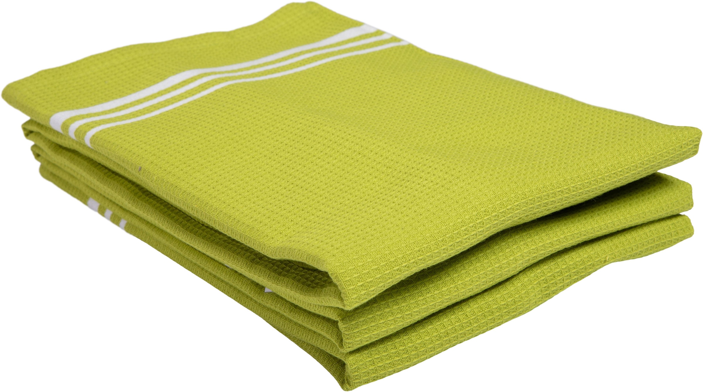 stuco Geschirrtuch »Waffel, farbig«, (Set, 3 tlg.)