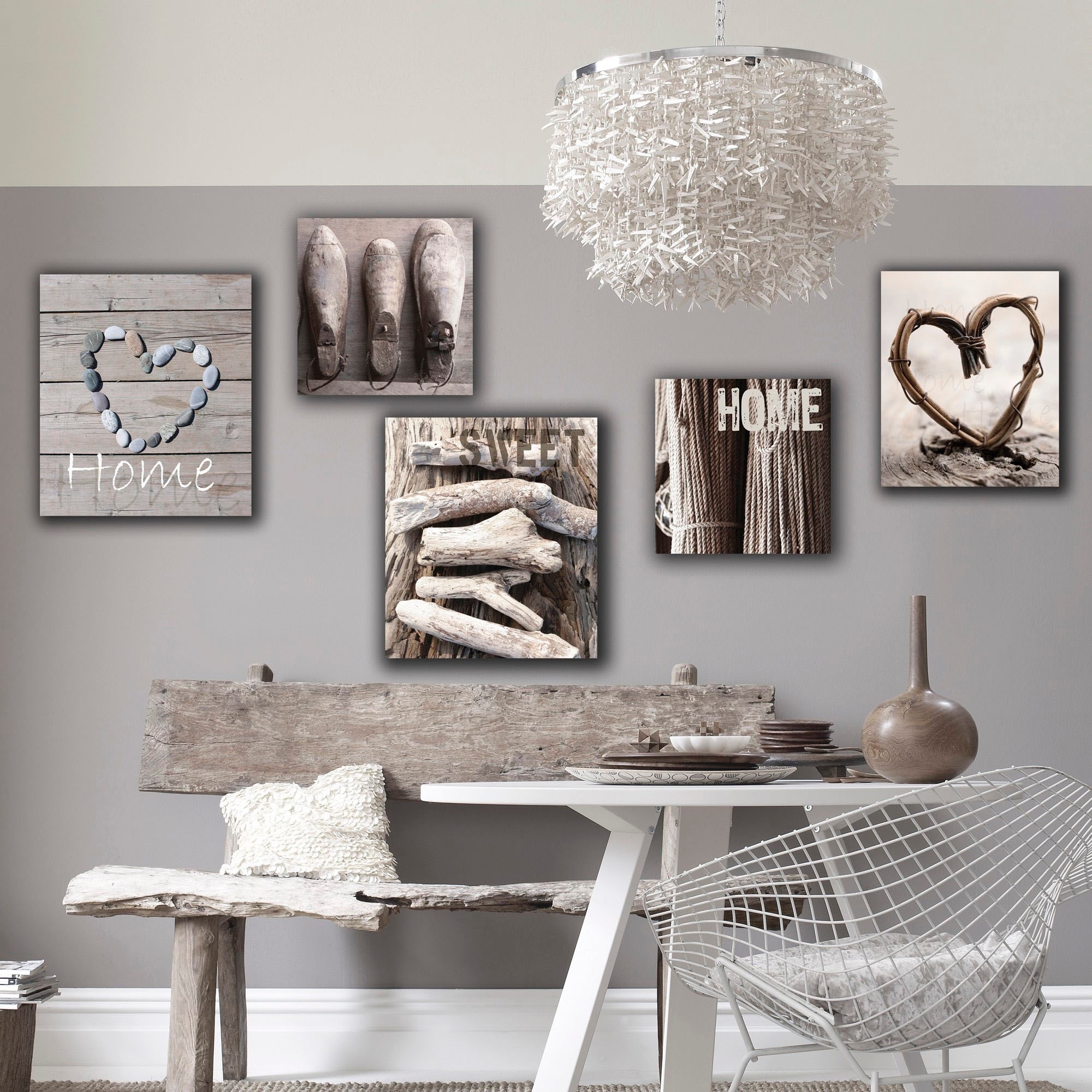 Art for the home Bild »home sweet home«, (5 St.)
