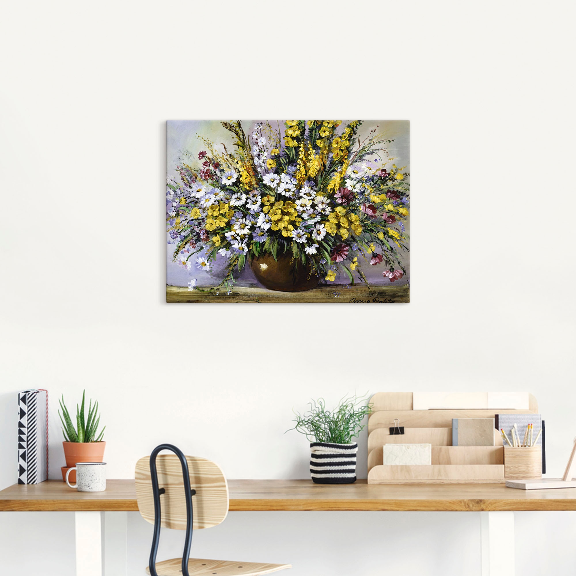 Artland Wandbild »Herrlichkeit von Gänseblümchen«, Blumen, (1 St.), als Leinwandbild, Poster in verschied. Größen