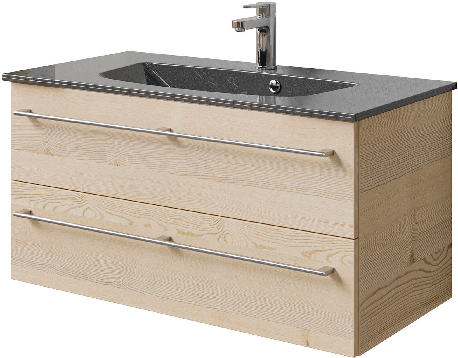 Saphir Waschtisch »Serie 6025 Mineralmarmor-Waschtisch mit Unterschrank, 97 günstig online kaufen