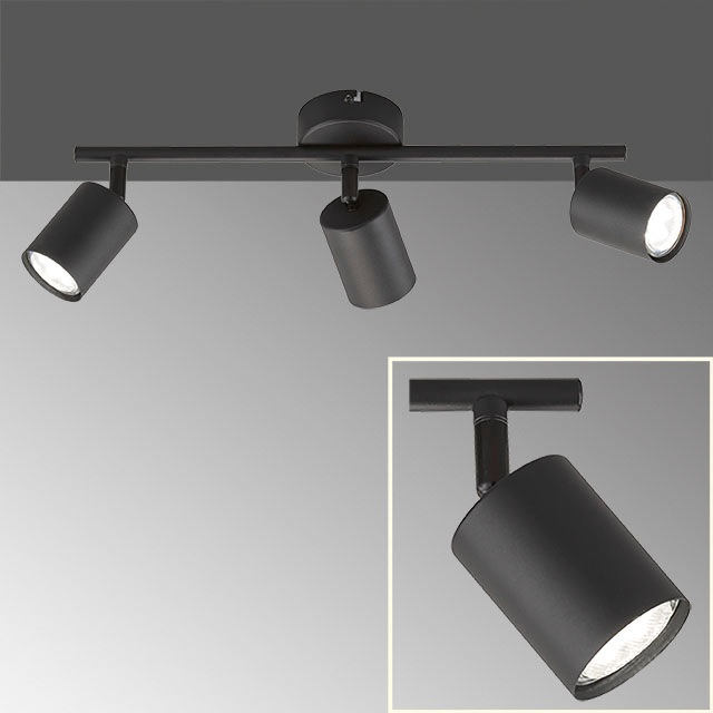 FISCHER & HONSEL Deckenspots »Vano«, 3 flammig, Leuchtmittel GU10 | LED wechselbar
