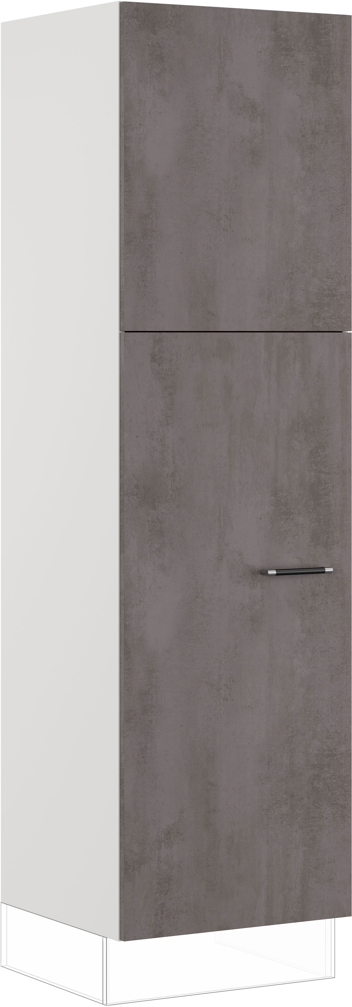 IMPULS KÜCHEN Seitenschrank »"Prag", Breite/Höhe: 60/205,1 cm« vormontiert, mit Drehtür