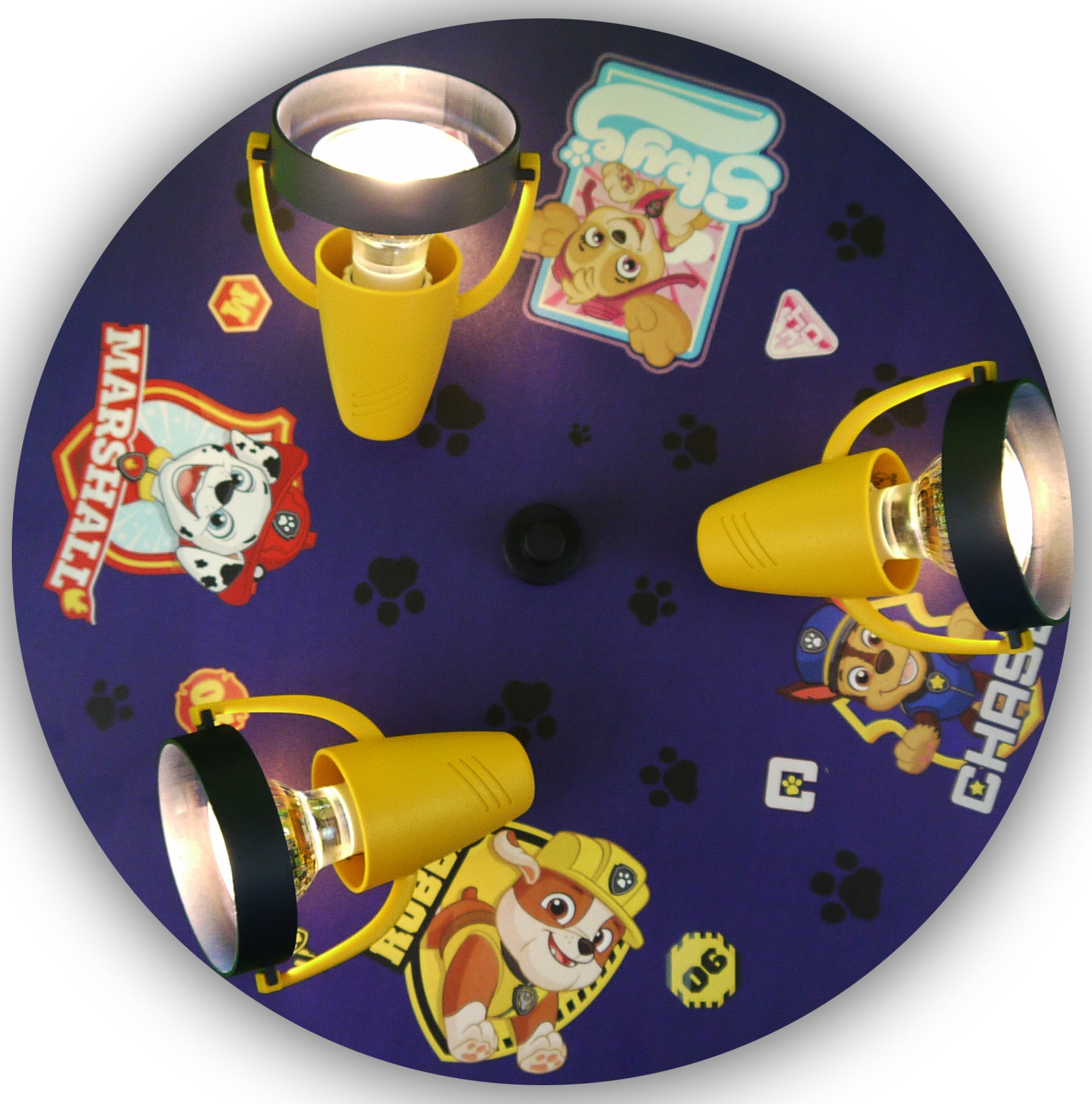 niermann Deckenleuchte »Paw Patrol«, 3 flammig, Leuchtmittel GU10 | ohne Leuchtmittel, Strahler Paw Patrol - Pawsitive Pups