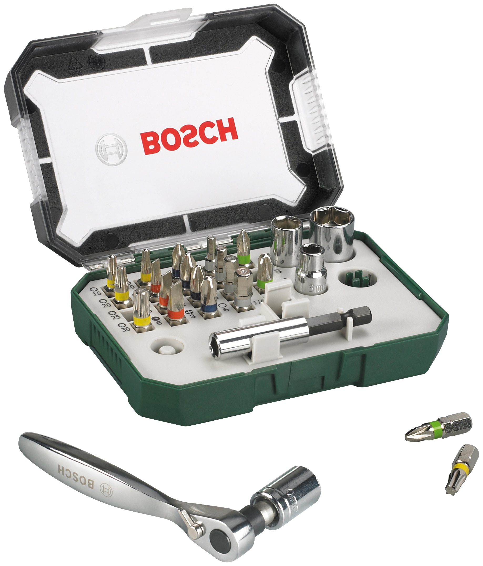 27-teilig, online kaufen Set, & Bit-Set Bosch Home »double SDB-Set, zusätzlicher mit Schrauberbit- Garden Ratsche end«,