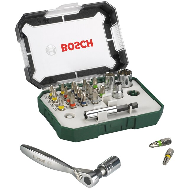 Bosch Home & Garden Bit-Set »double end«, 27-teilig, SDB-Set, Schrauberbit- Set, mit zusätzlicher Ratsche online kaufen
