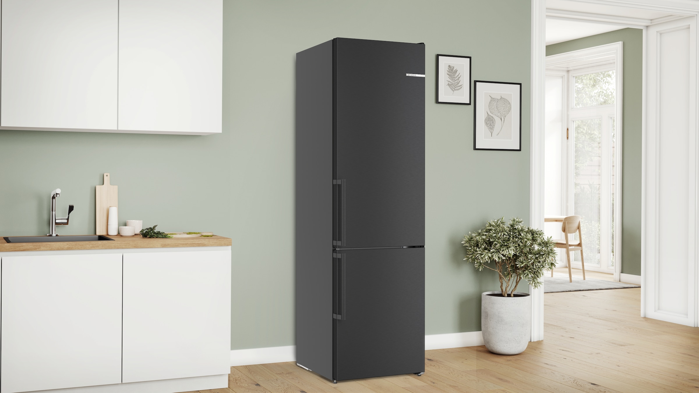 BOSCH Kühl-/Gefrierkombination Serie 4 »KGN39VXAU«
