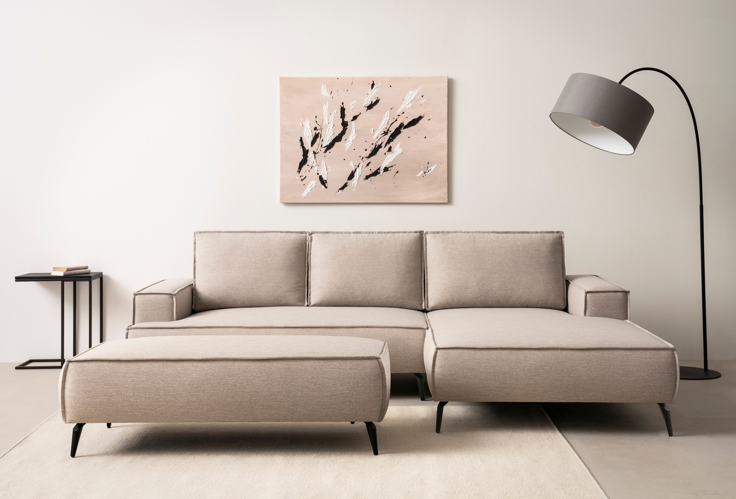 Home affaire Sitzgruppe »TVINNU, Polsterecke L-Form, Schlaffunktion, mit Ho günstig online kaufen