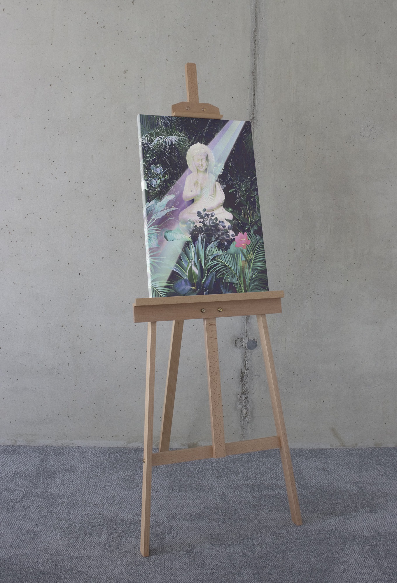 Komar Leinwandbild »Garden of Silence - Größe 40 x 60 cm«, Natur, (1 St.), Keilrahmenbild mi Echtholzrahmen