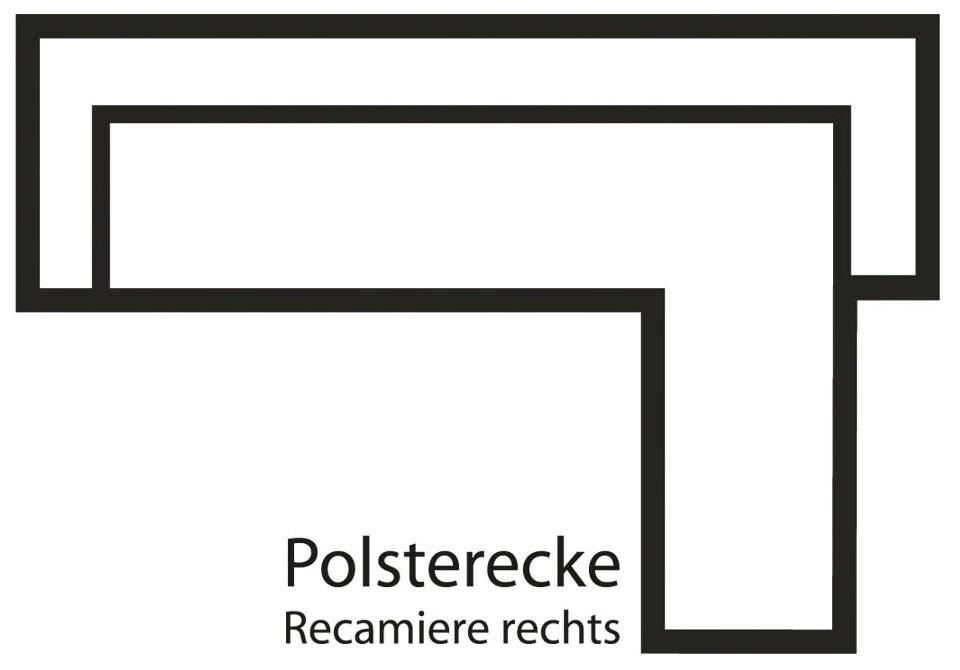 3C Candy Ecksofa »Beatrice Designsofa in moderner Retrooptik, bequem und ex günstig online kaufen