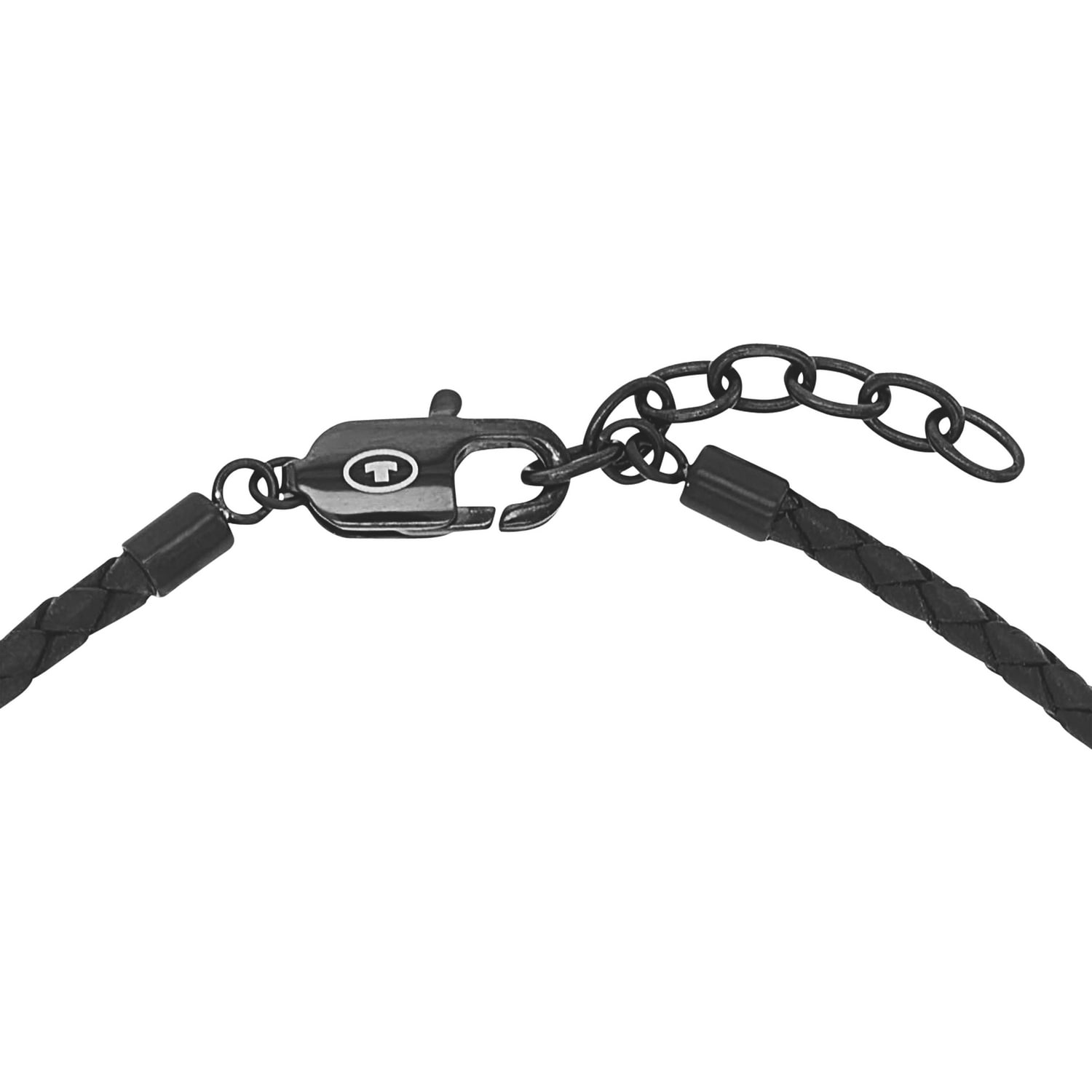 TOM TAILOR Kette mit Anhänger »Schmuck Geschenk Edelstahl Leder Kautschuk«