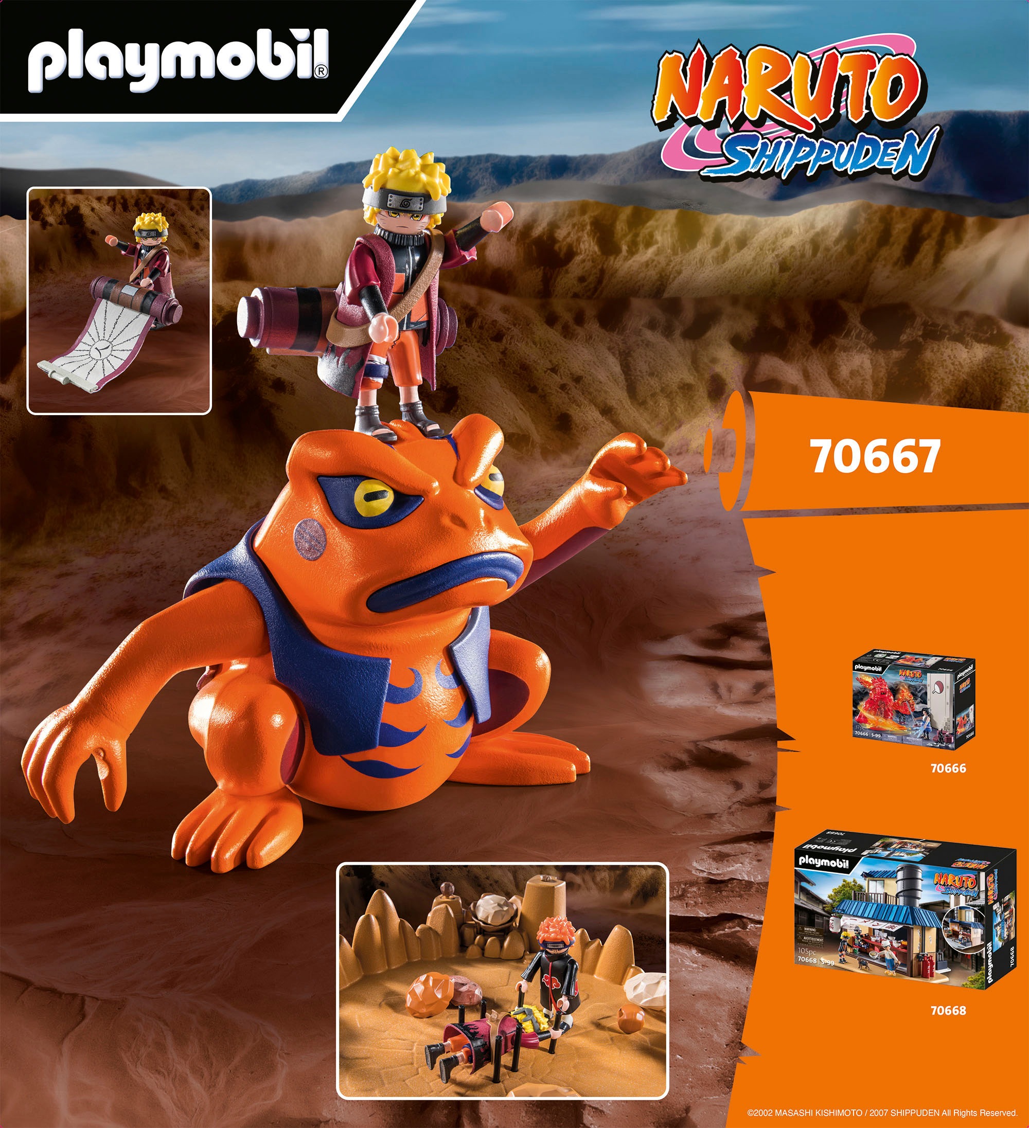 Playmobil® Konstruktions-Spielset »Naruto vs. Pain (70667), Naruto«, (48 St.)