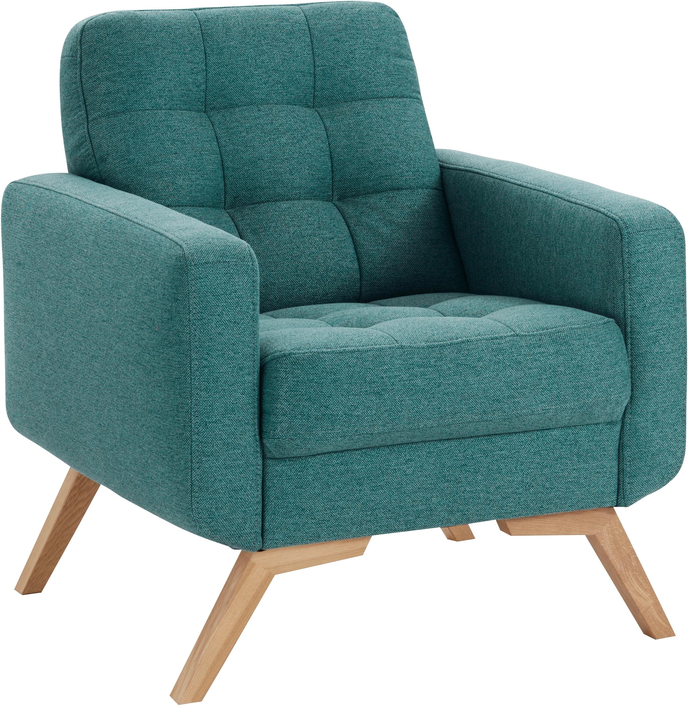 exxpo - sofa fashion Sessel »Fiord, Loungesessel«, aktuelles Design, tolle Detailverarbeitung im Sitz und Rücken