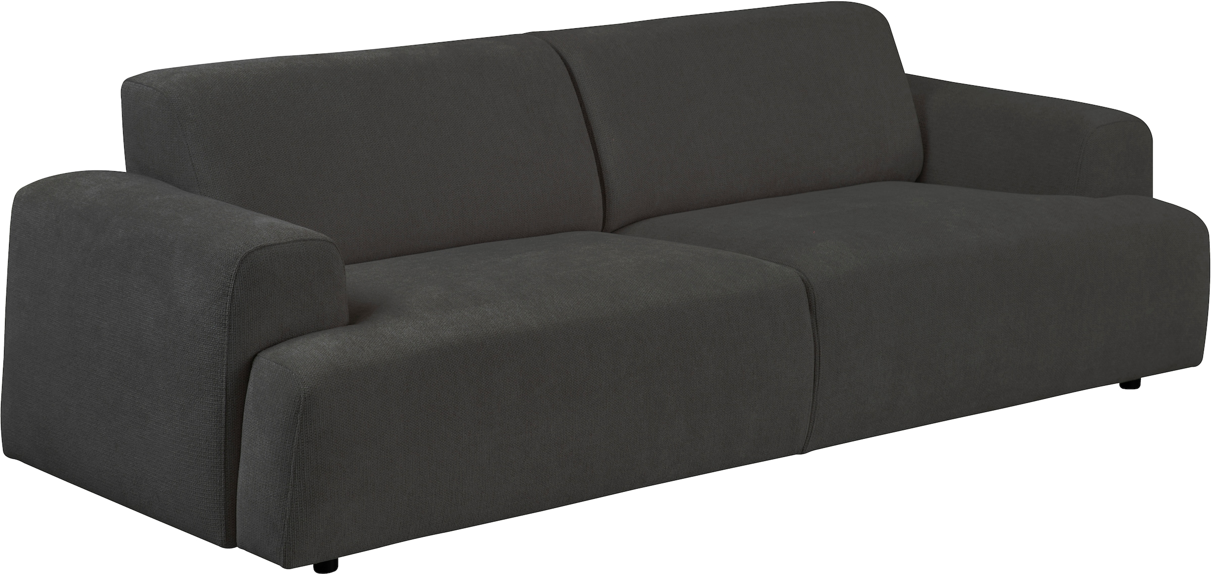 andas 2,5-Sitzer »Linkka, Breite 217 cm«, in einem weichen Chenille-Stoff, mit Wellenunterfederung