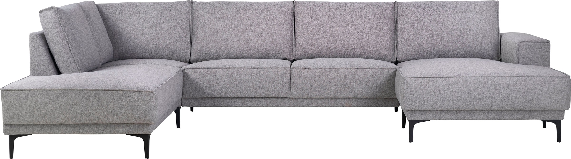 Places of Style Wohnlandschaft »XXL Sofa Oland, Struktur, Flachgewebe, Luxu günstig online kaufen