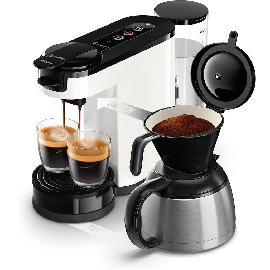 Philips Senseo Kaffeepadmaschine »Switch HD6592/04«, 1 l Kaffeekanne