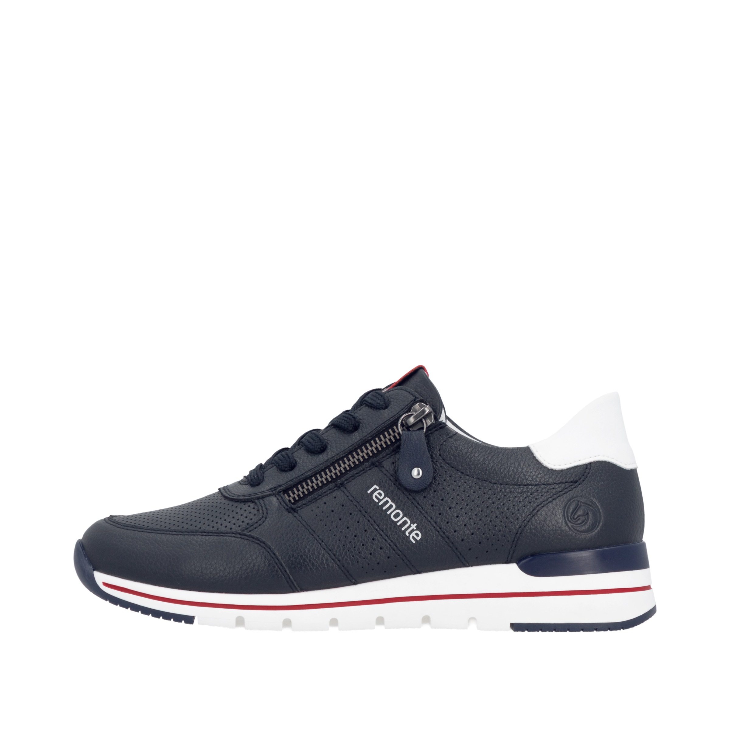 Remonte Keilsneaker  mit gepolstertem Fußbett, Freizeitschuh, Halbschuh, Schnürschuh