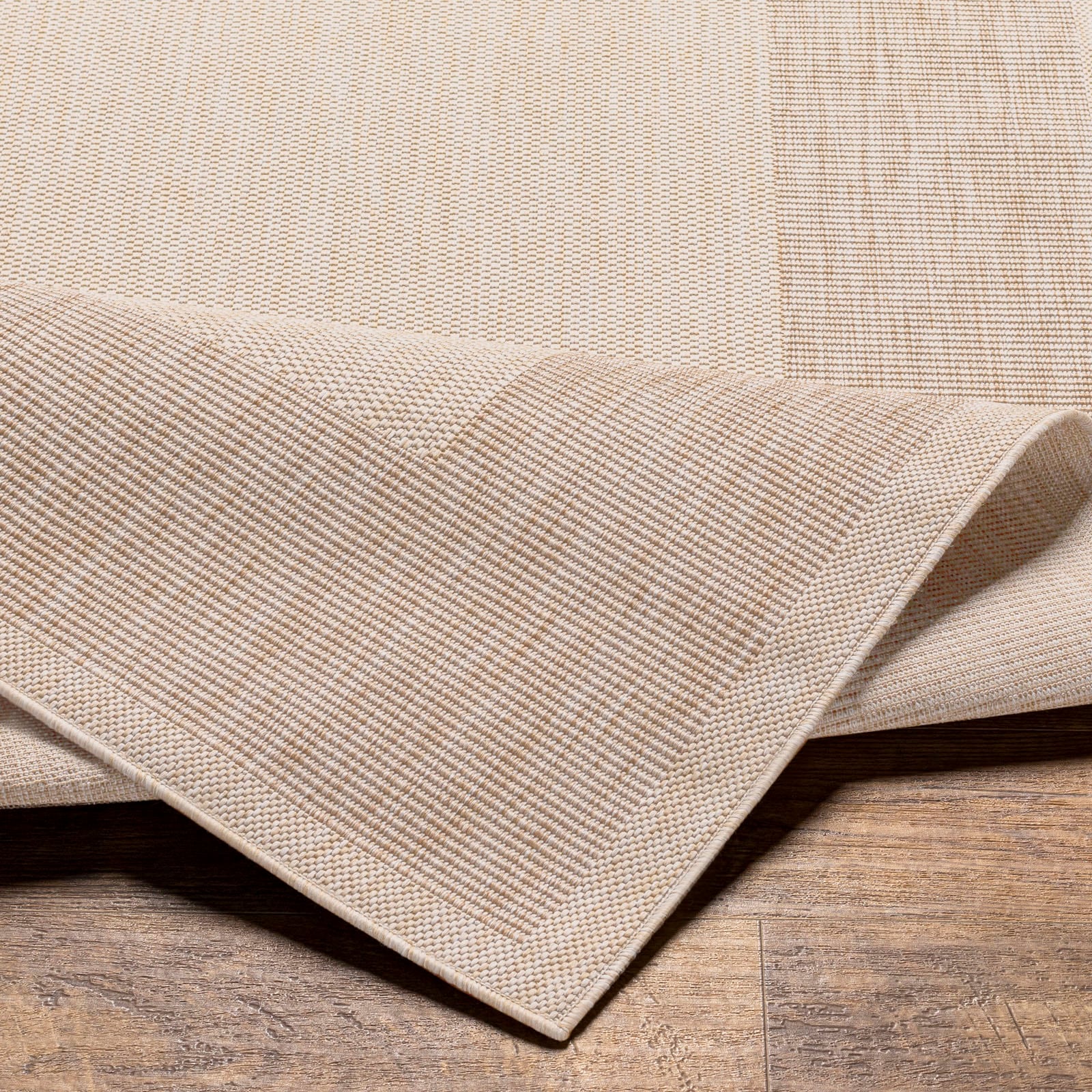 Livabliss Teppich »MELILLA«, rechteckig, 4 mm Höhe, Teppich In- /Outdoor Boho Jute-Optik, Balkon, Terrasse, Garten, Beige