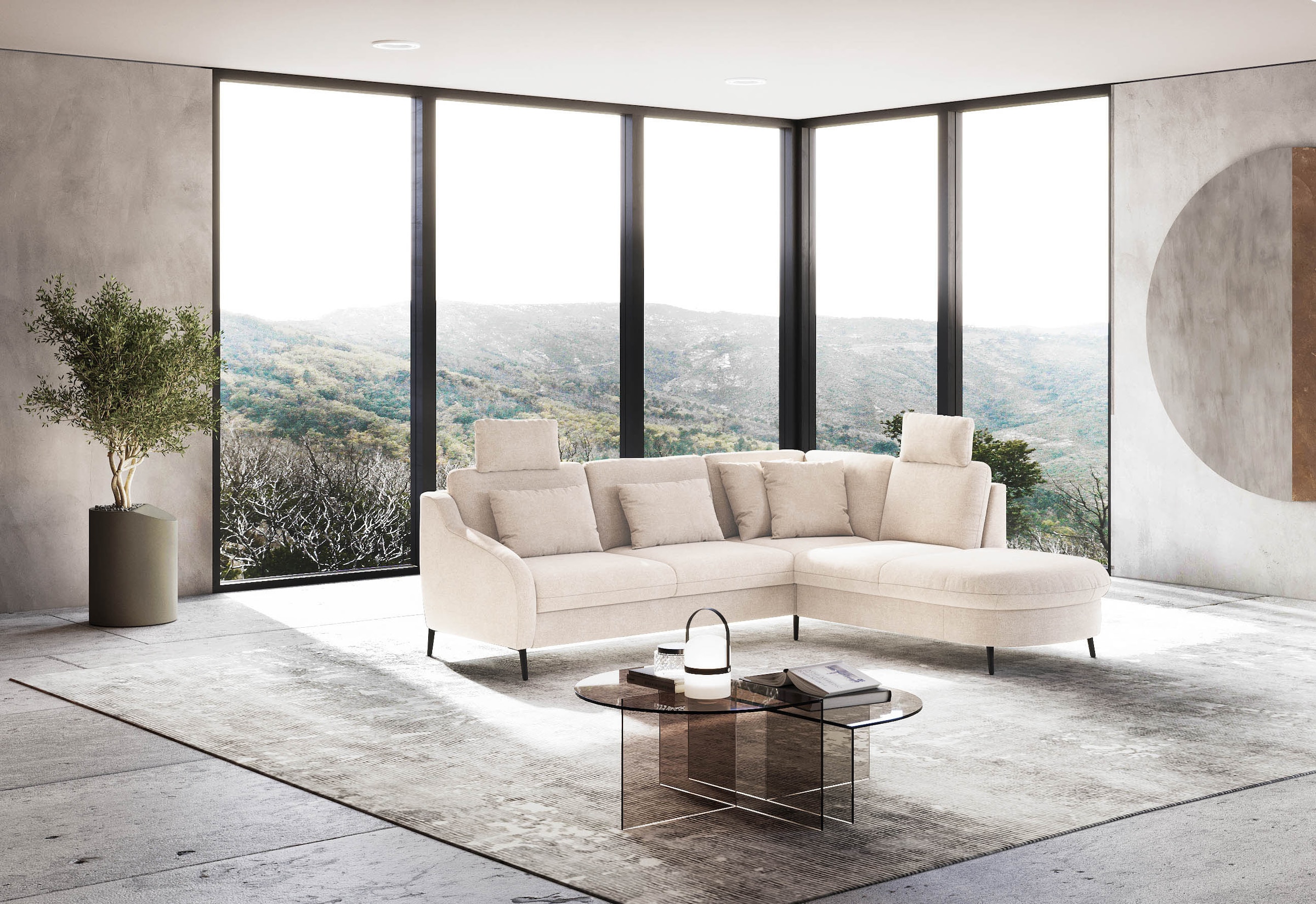 sit&more Ecksofa »Soul L-Form«, wahlweise mit Bettfunktion und Bettkasten o günstig online kaufen