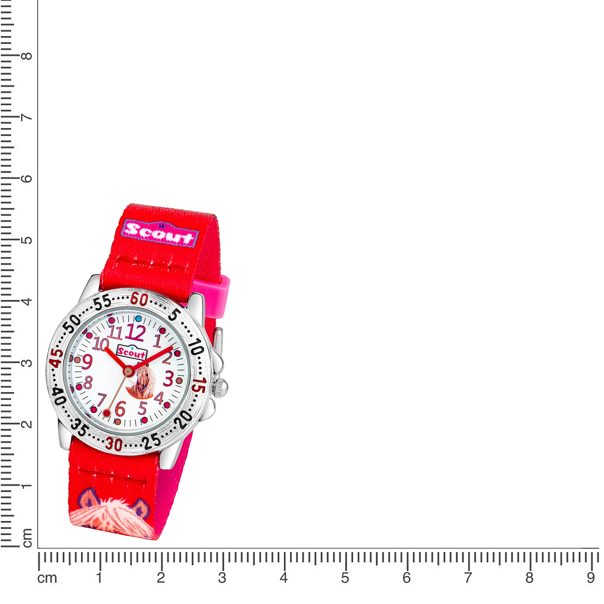 Scout Quarzuhr »Achtion Girls, 280378071, Pferdeuhr« Armbanduhr, Kinderuhr, Lernuhr,Geschenkidee, Schulanfang,Mädchen,Pferd