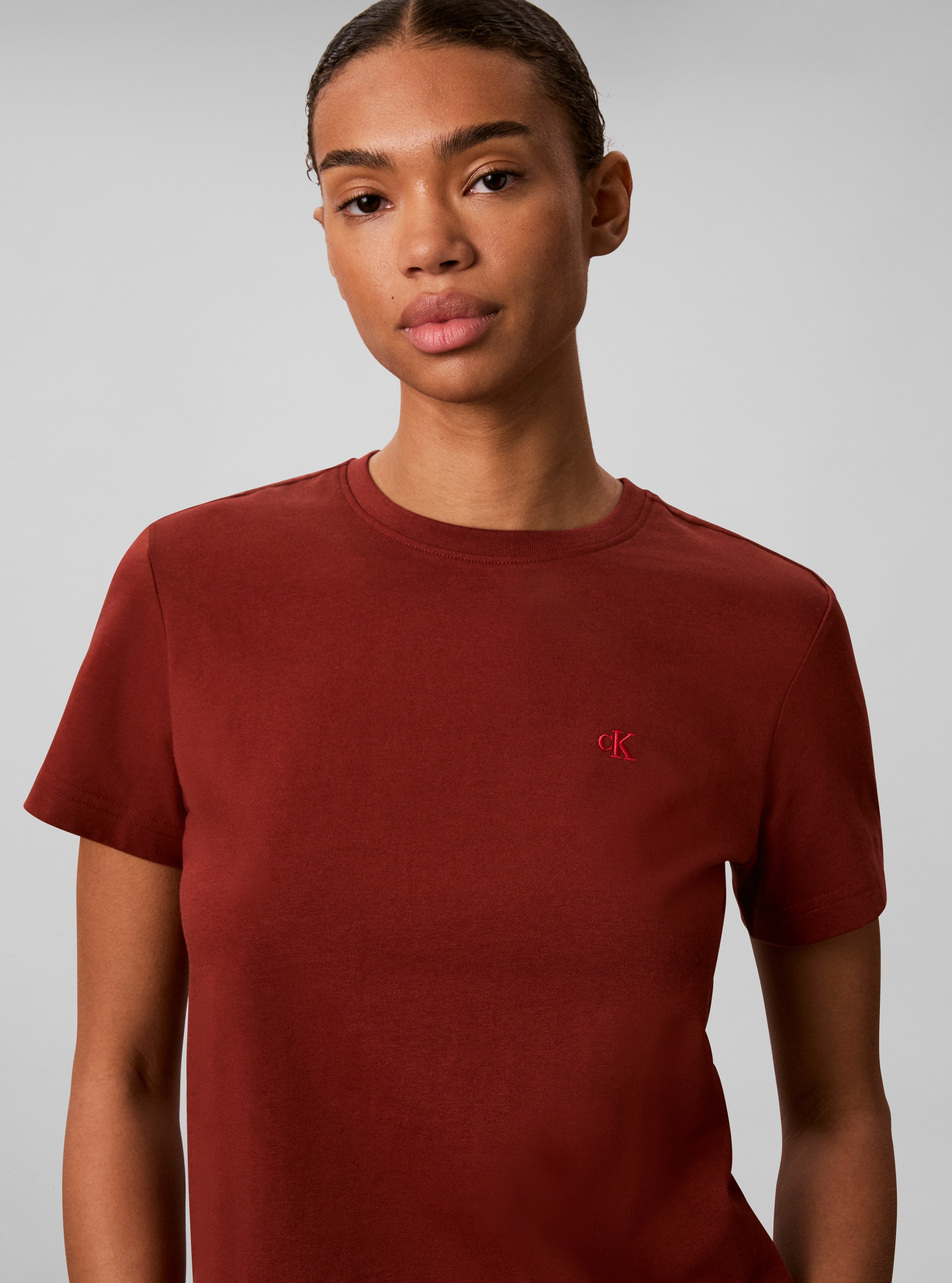 Calvin Klein T-Shirt »SS MONOGRAM CREW TEE« Mit Rundhalsausschnitt