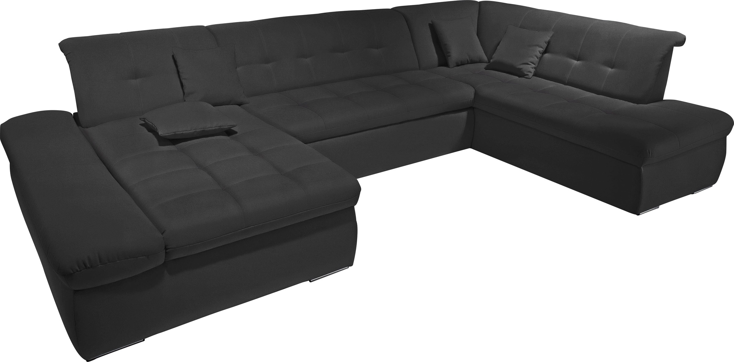 Home affaire Wohnlandschaft »U-Form« wahlweise mit Bett- und Armlehnfunktio günstig online kaufen