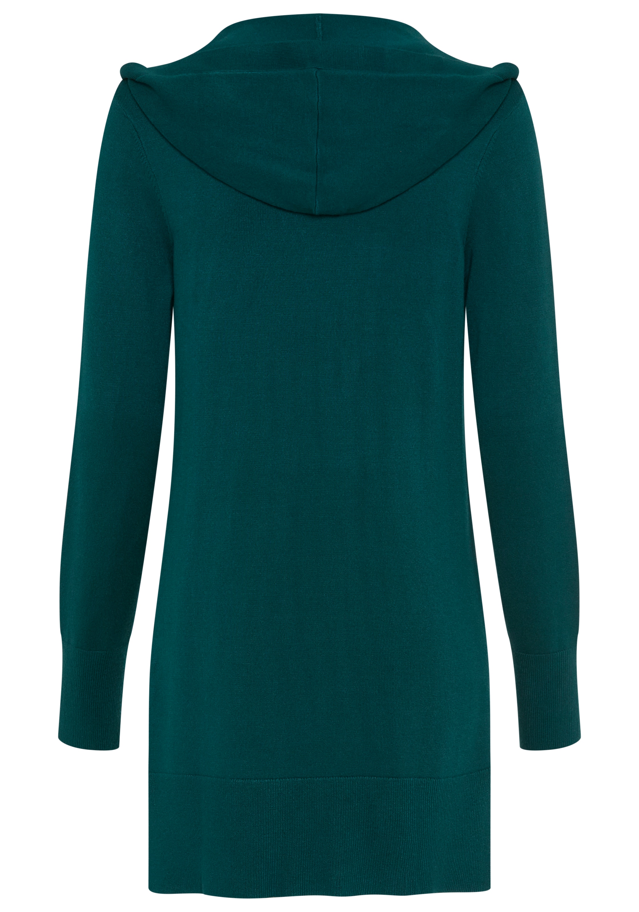 Tamaris Longstrickjacke »aus weicher Viskosemischung« mit Kapuze, aus angenehmer Viskosemischung